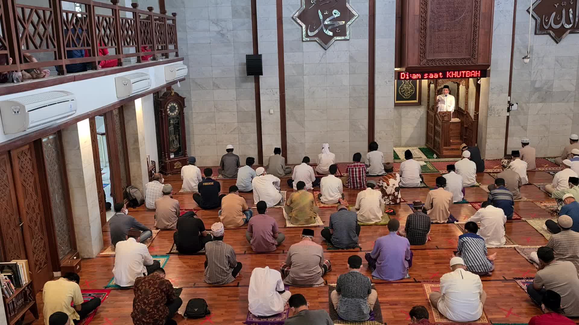 Last Friday Prayer of Ramadan in Indonesia amid the Covid-19 pandemic
