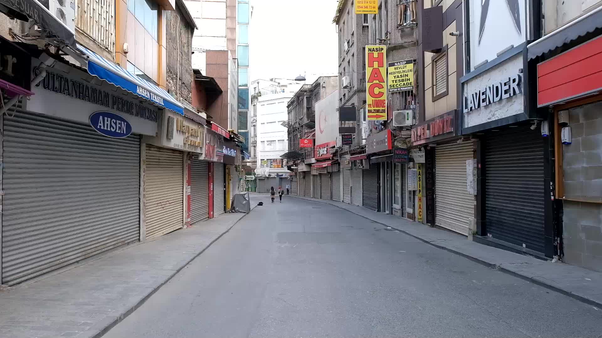 Coronavirus lockdown in Istanbul, Turkey