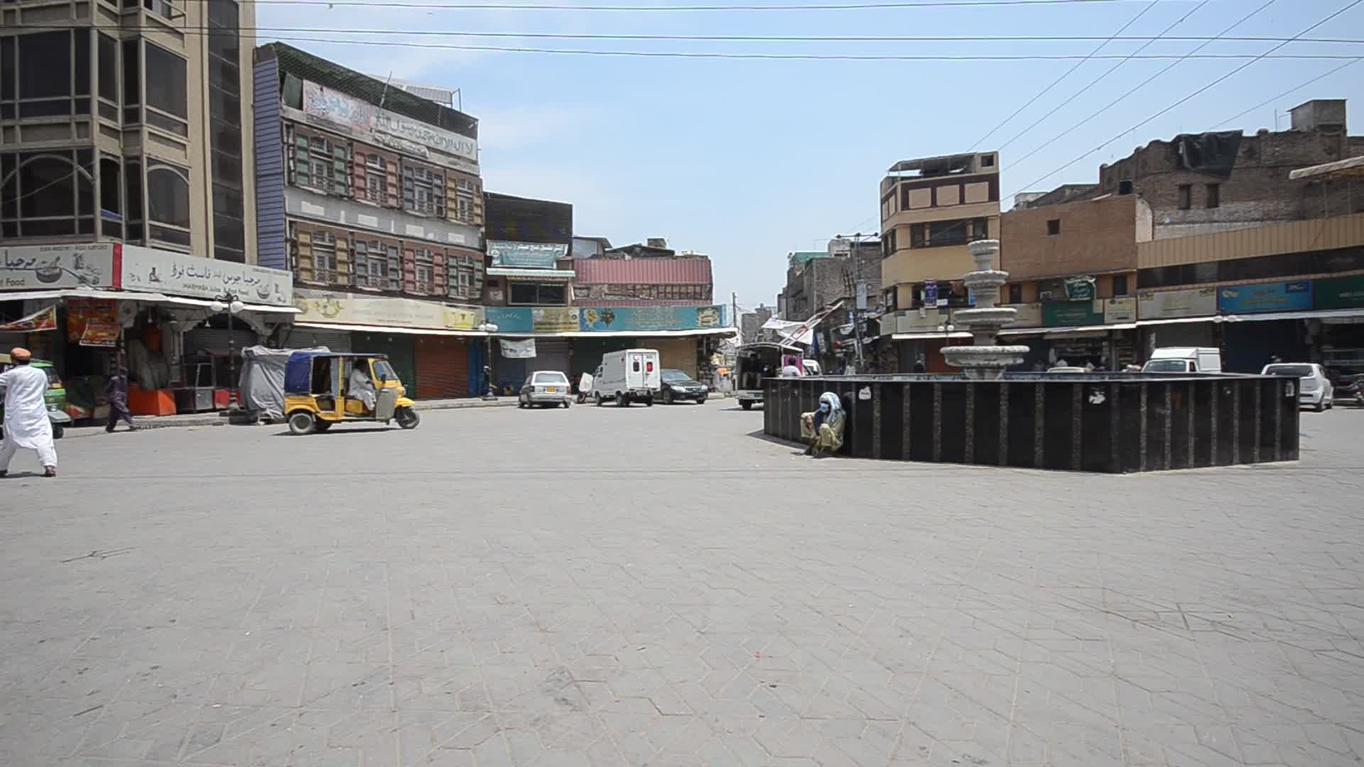 Coronavirus lockdown in Peshawar