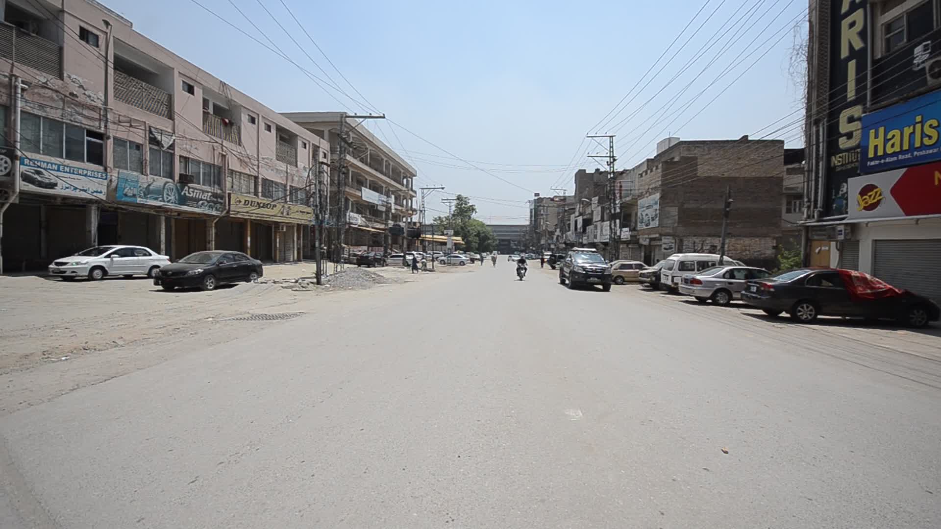 Coronavirus lockdown in Peshawar