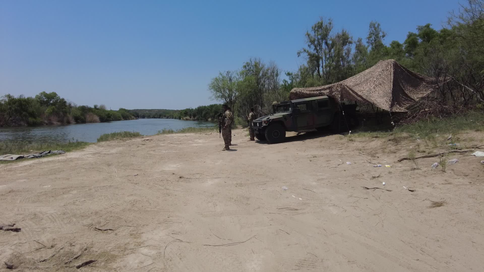 TX: Roma Texas Migrant Crossing Areas Along The US And Mexico Border
