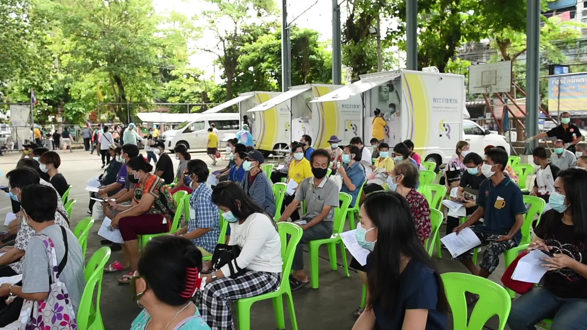 Mass nasal swab test to curb the third wave of COVID-19 in Bangkok