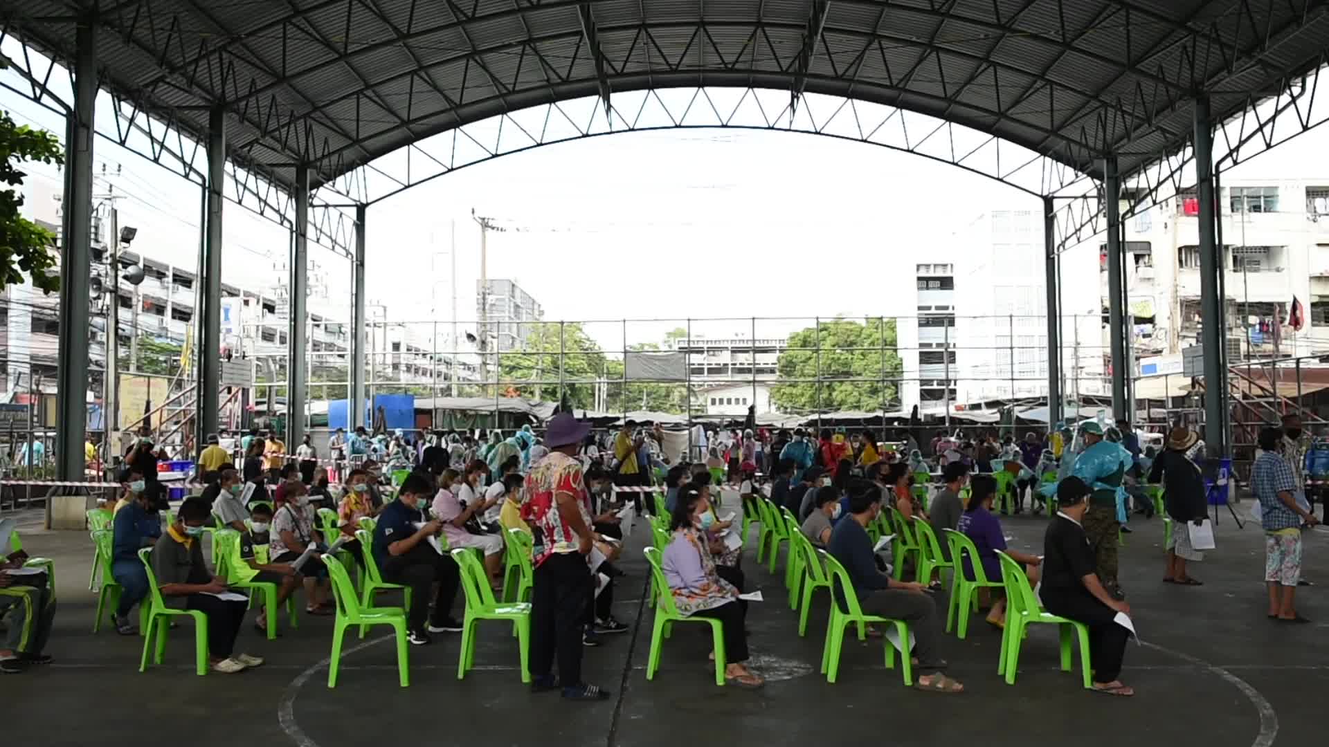 Mass nasal swab test to curb the third wave of COVID-19 in Bangkok