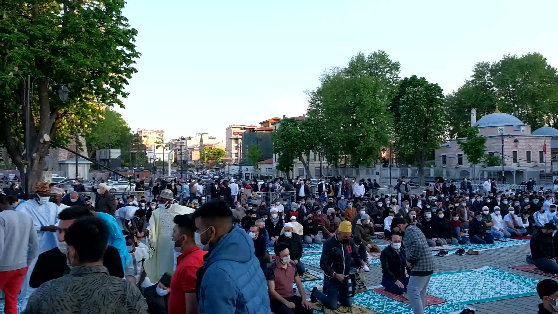 First Eid Prayers At Hagia Sophia Mosque After Status Change