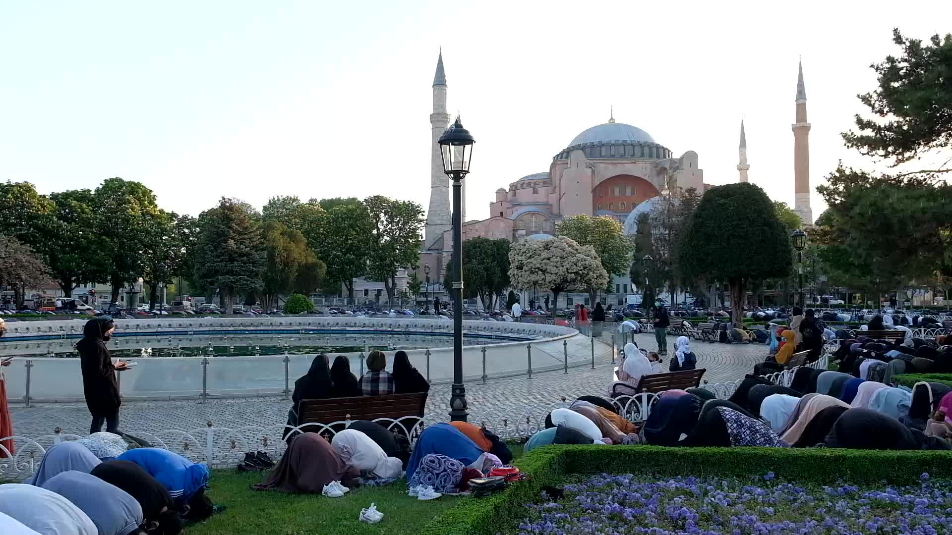 First Eid Prayers At Hagia Sophia Mosque After Status Change