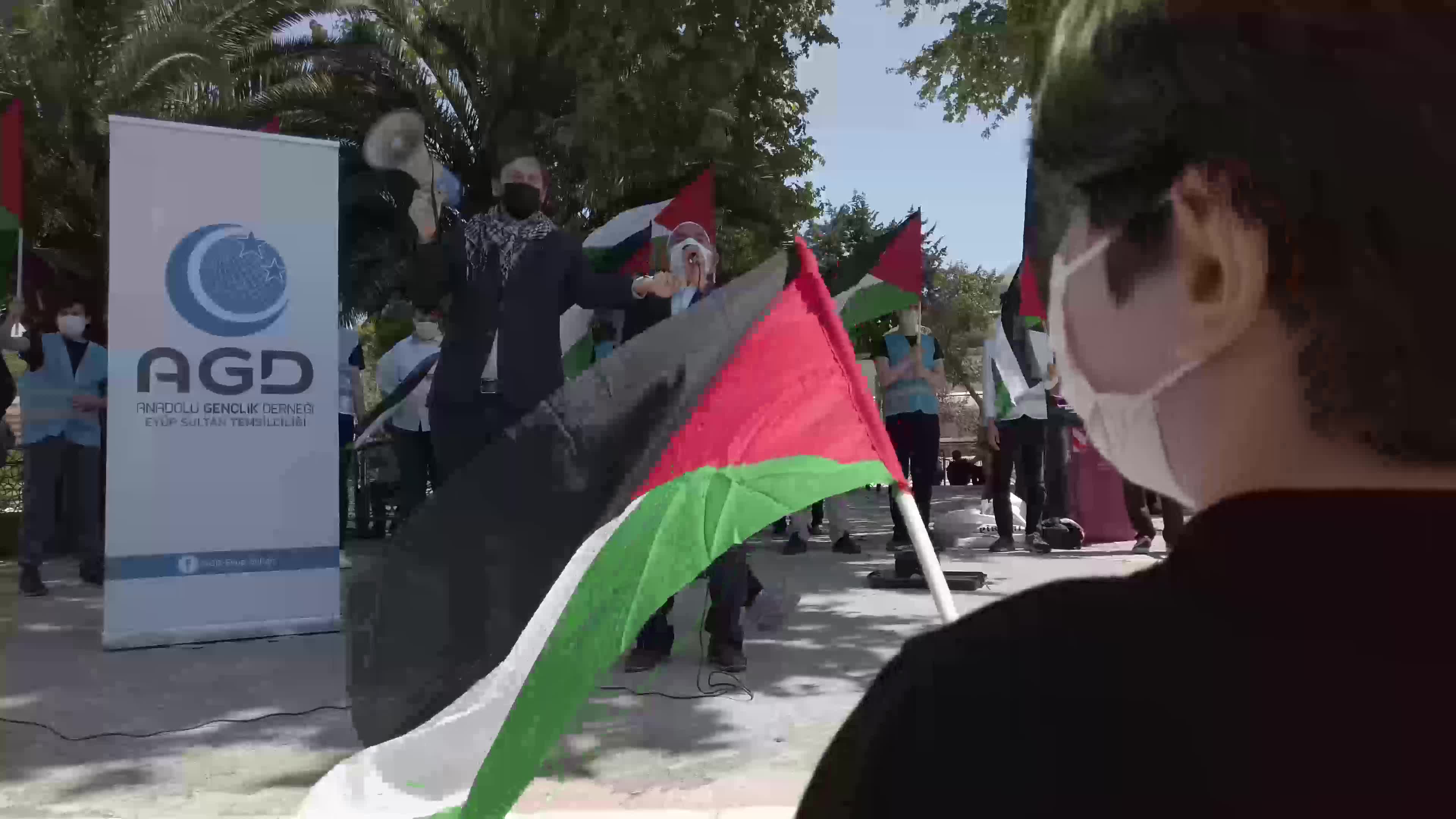 Demonstration in support of Palestine in Turkey