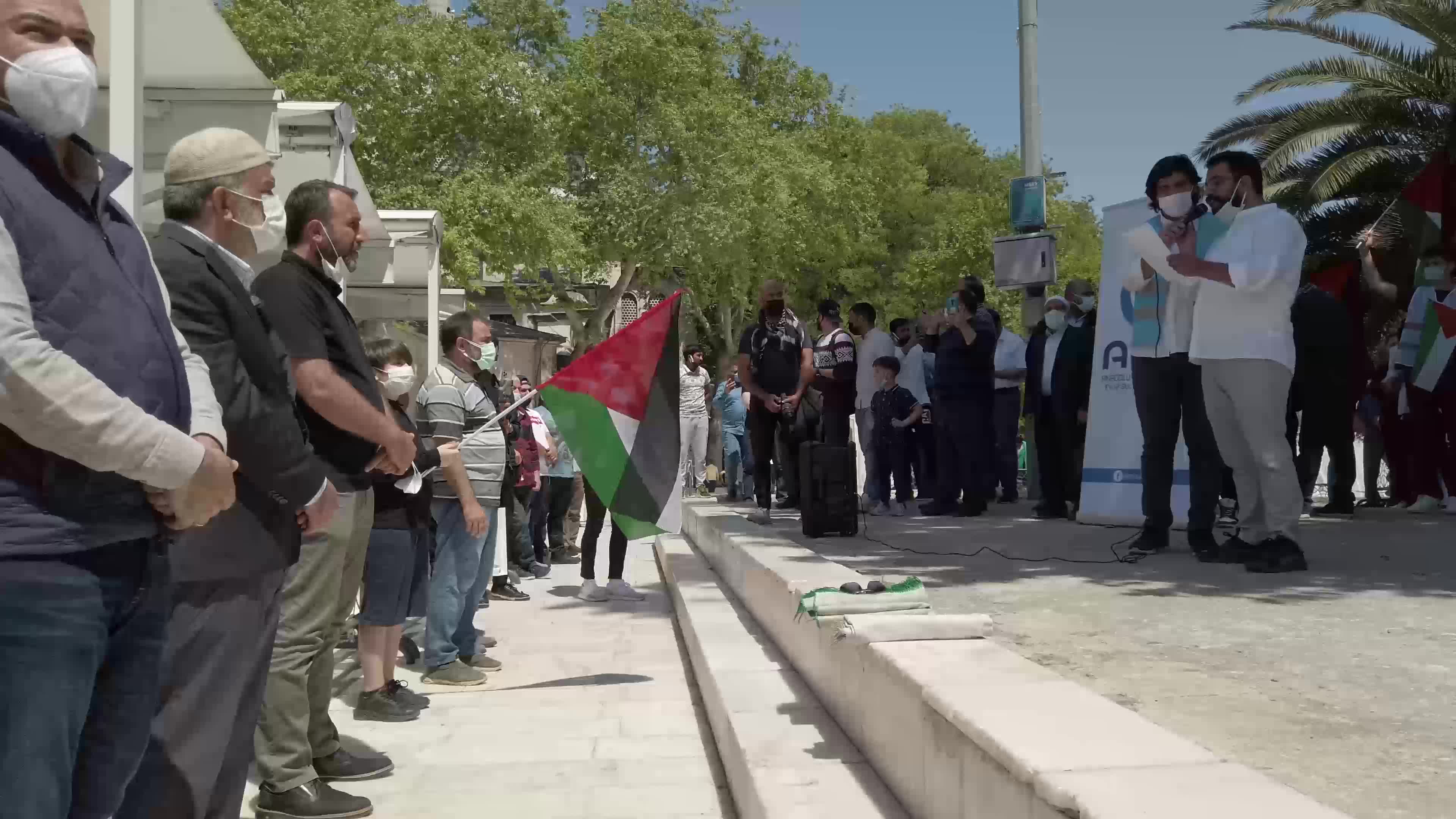 Demonstration in support of Palestine in Turkey