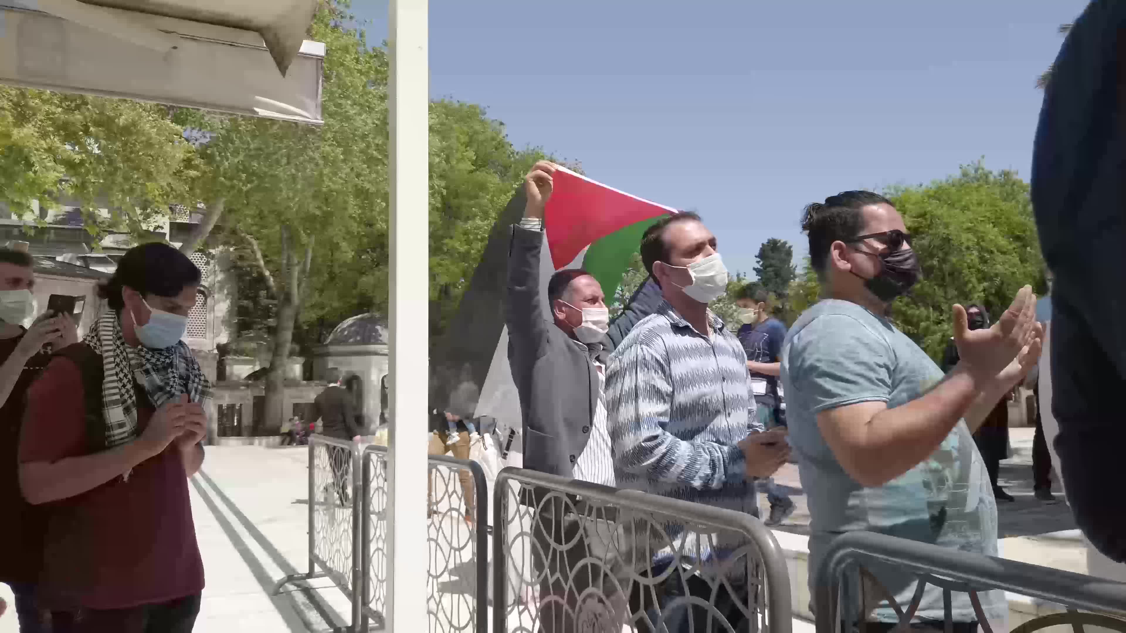 Demonstration in support of Palestine in Turkey