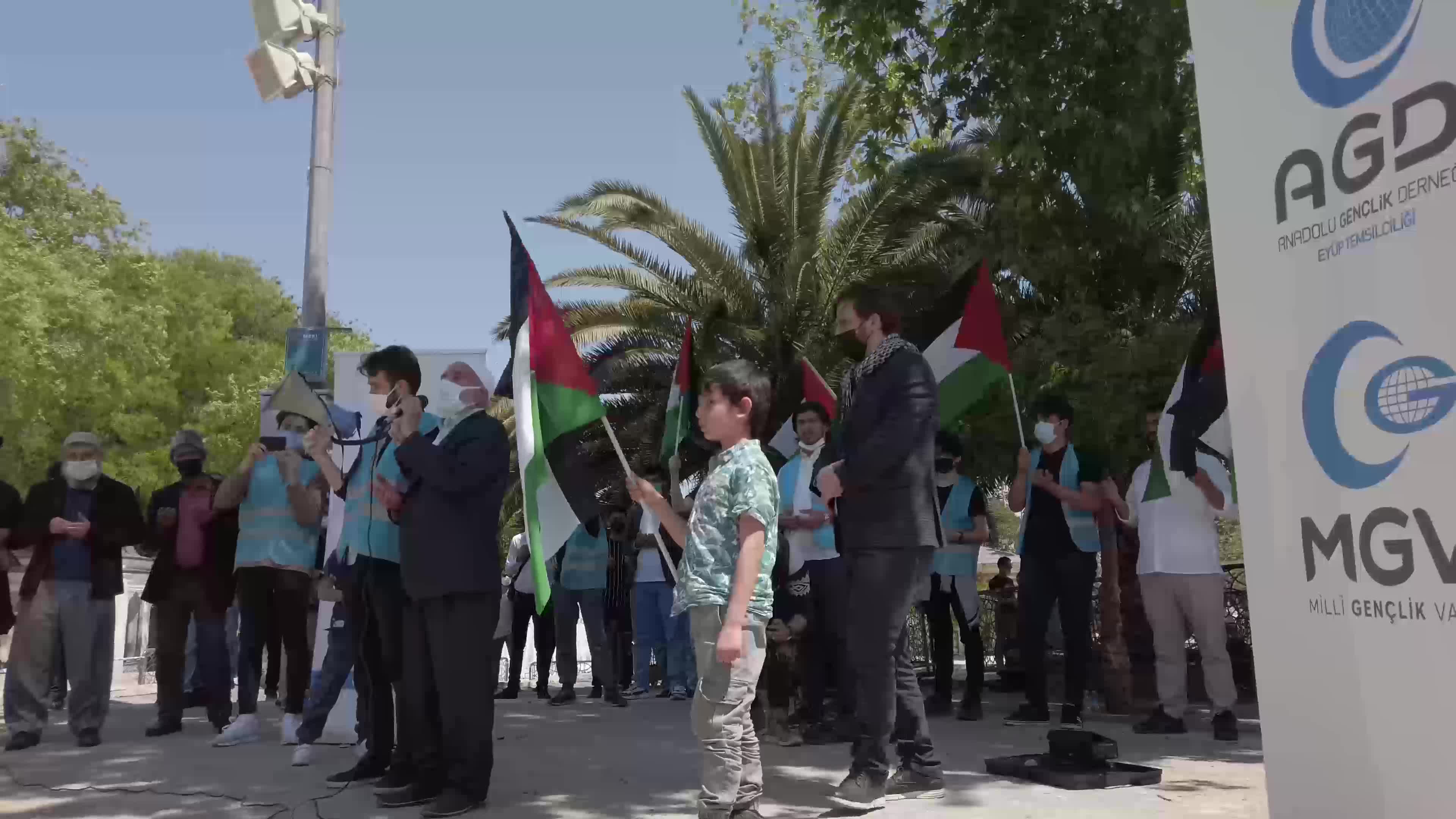 Demonstration in support of Palestine in Turkey