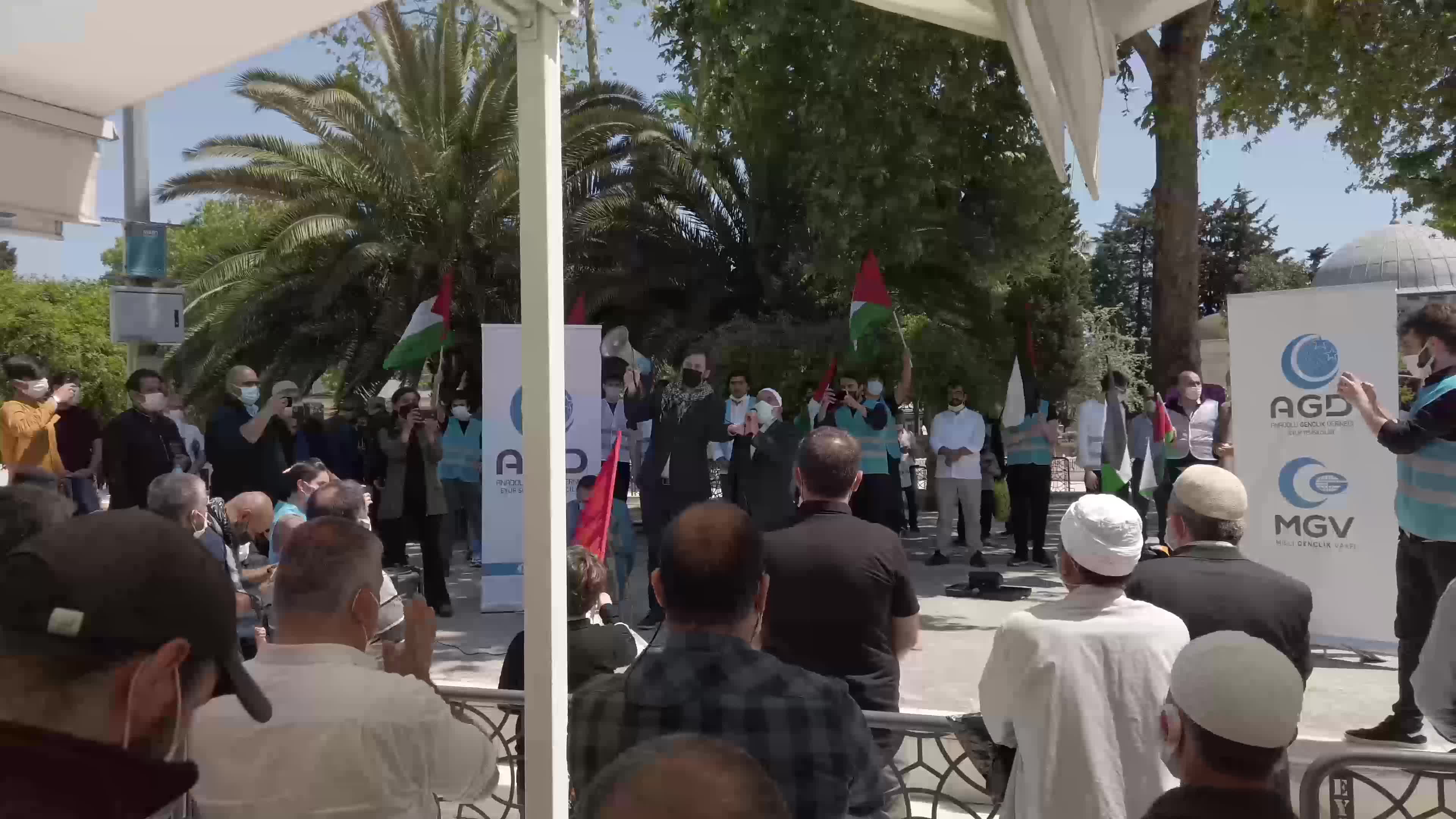 Demonstration in support of Palestine in Turkey