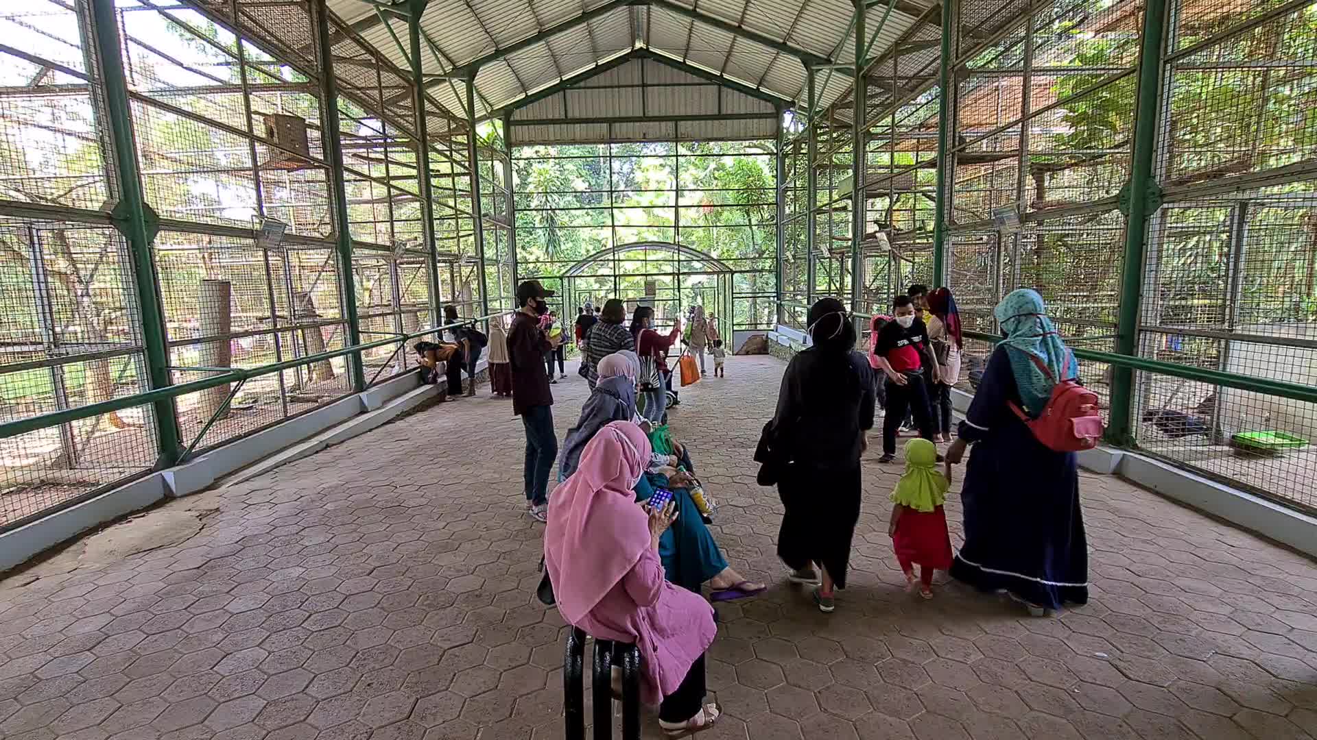 Eid al-Fitr at Zoo Park in Jakarta, Indonesia