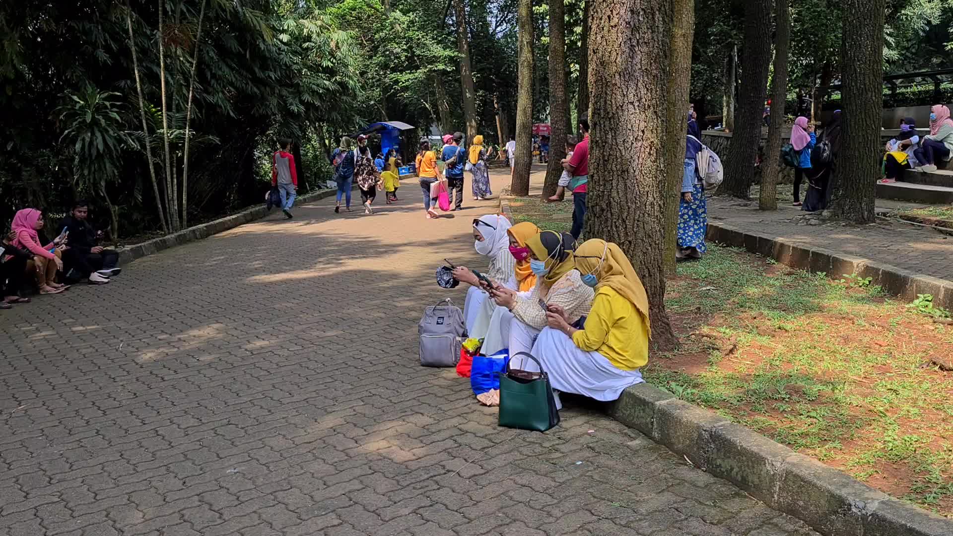 Eid al-Fitr at Zoo Park in Jakarta, Indonesia
