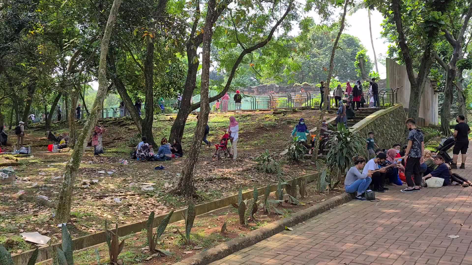 Eid al-Fitr at Zoo Park in Jakarta, Indonesia
