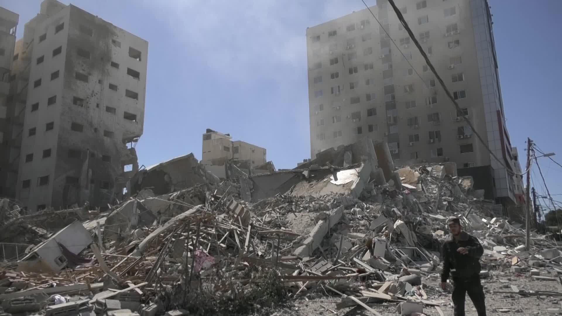 Israel strike destroys Gaza tower housing media organizations