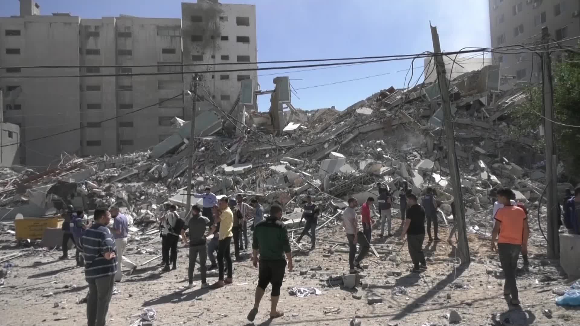 Israel strike destroys Gaza tower housing media organizations