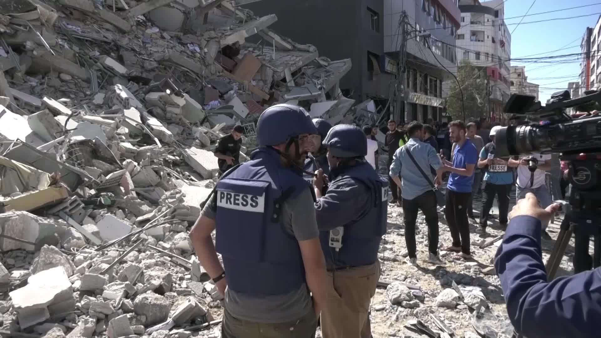 Israel strike destroys Gaza tower housing media organizations