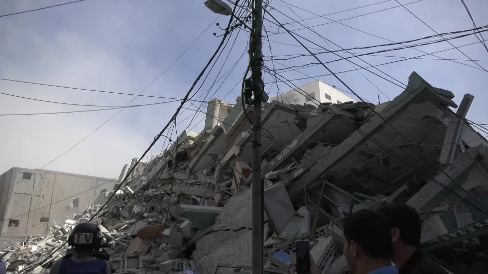 Israel strike destroys Gaza tower housing media organizations