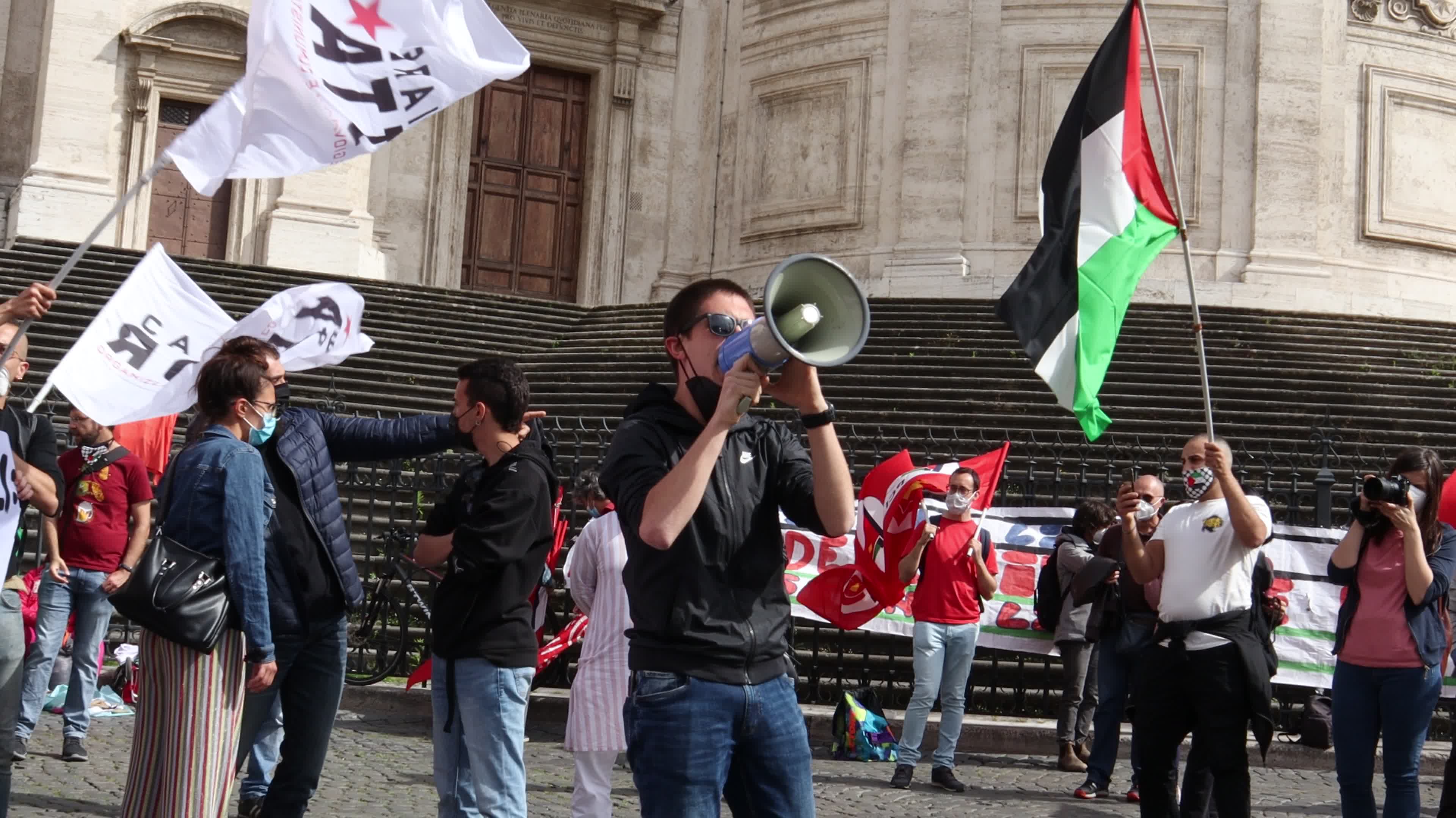 Demonstration in solidarity with the Palestinian people