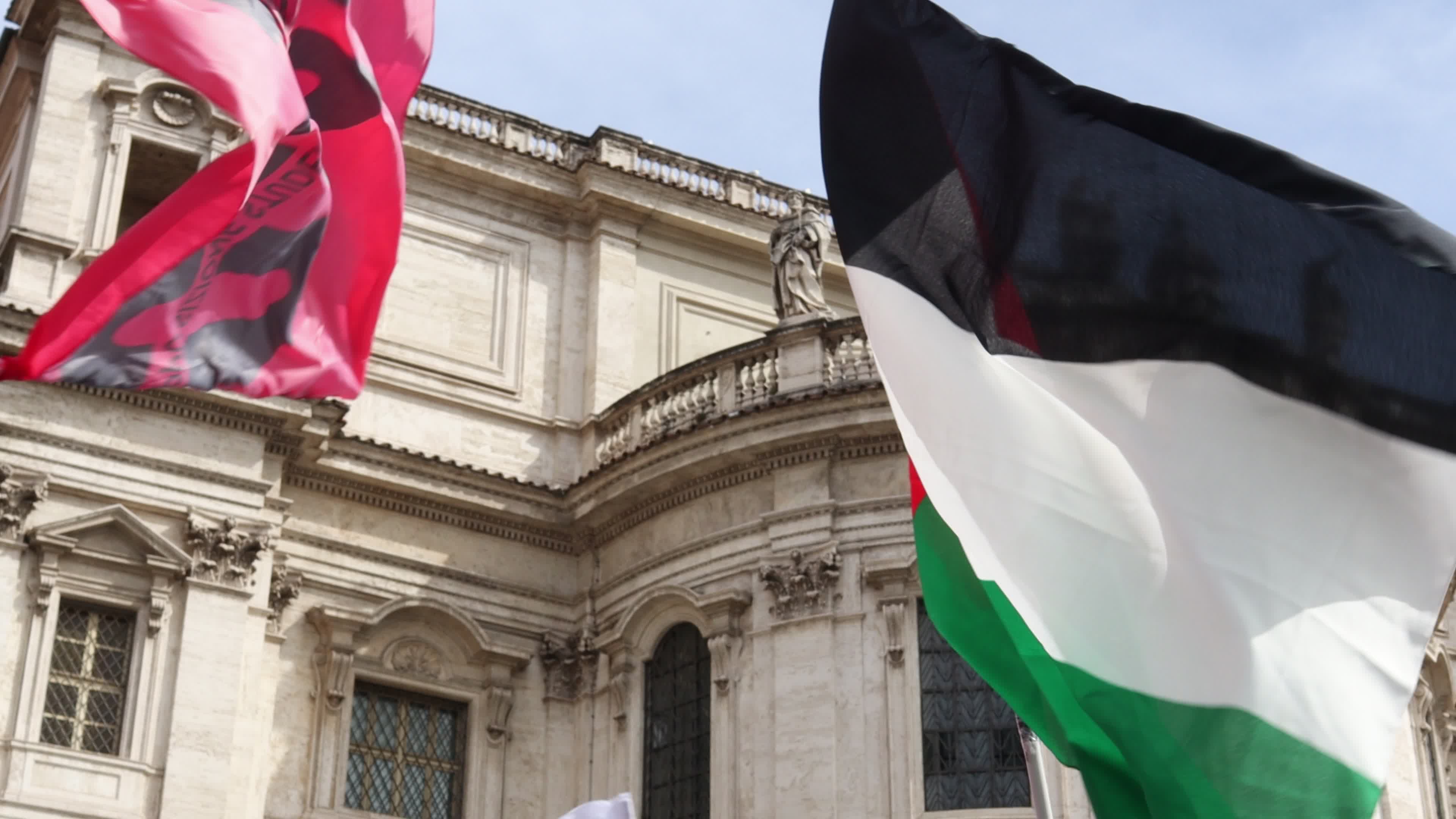 Demonstration in solidarity with the Palestinian people