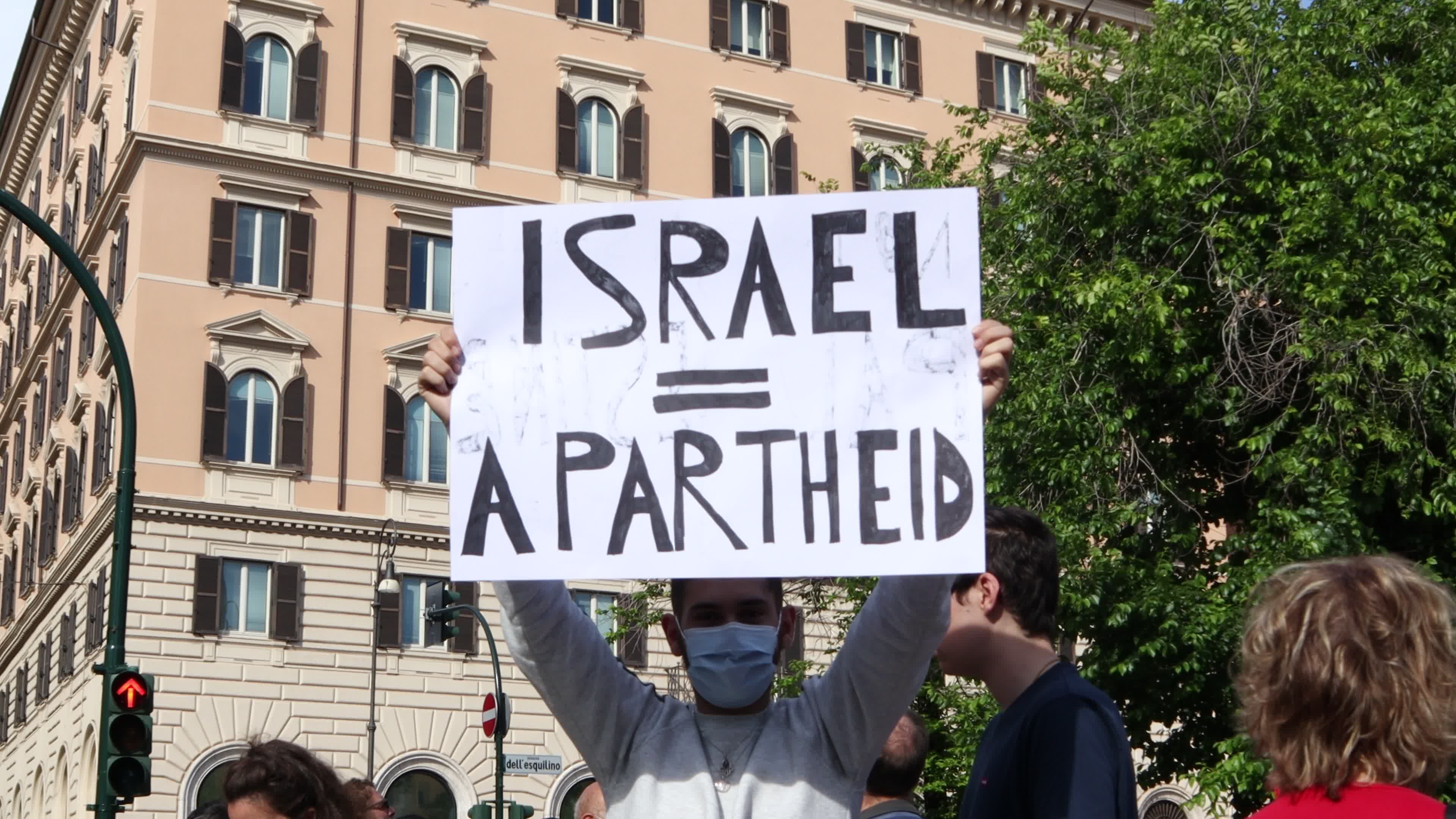 Demonstration in solidarity with the Palestinian people