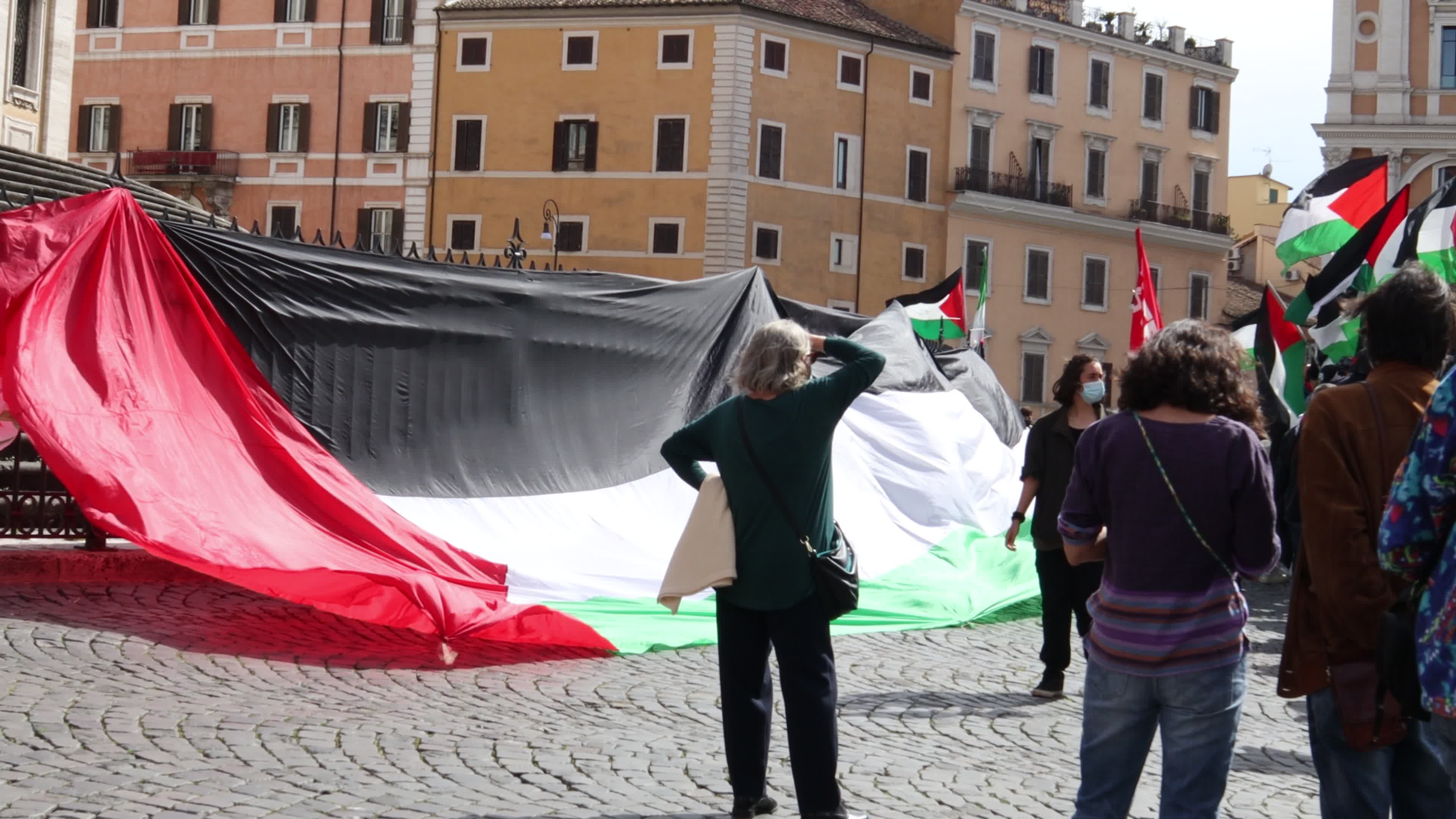 Demonstration in solidarity with the Palestinian people