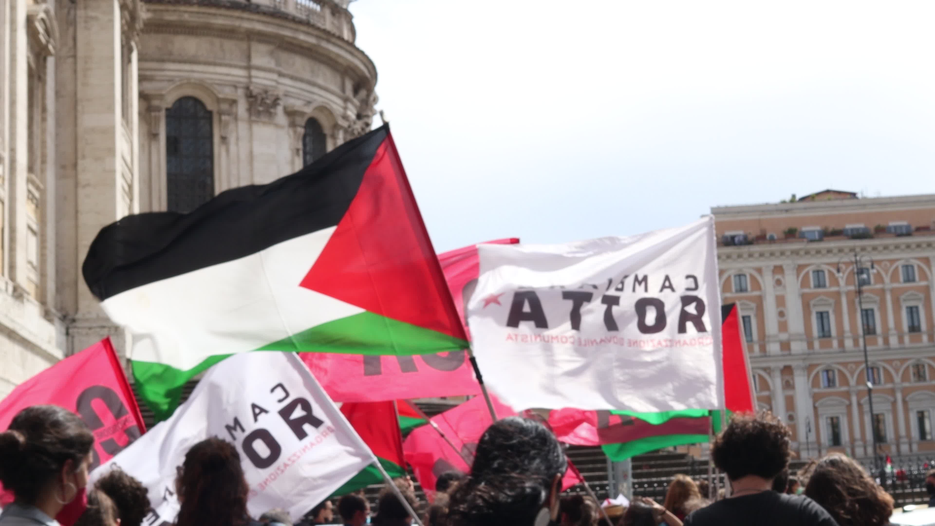 Demonstration in solidarity with the Palestinian people