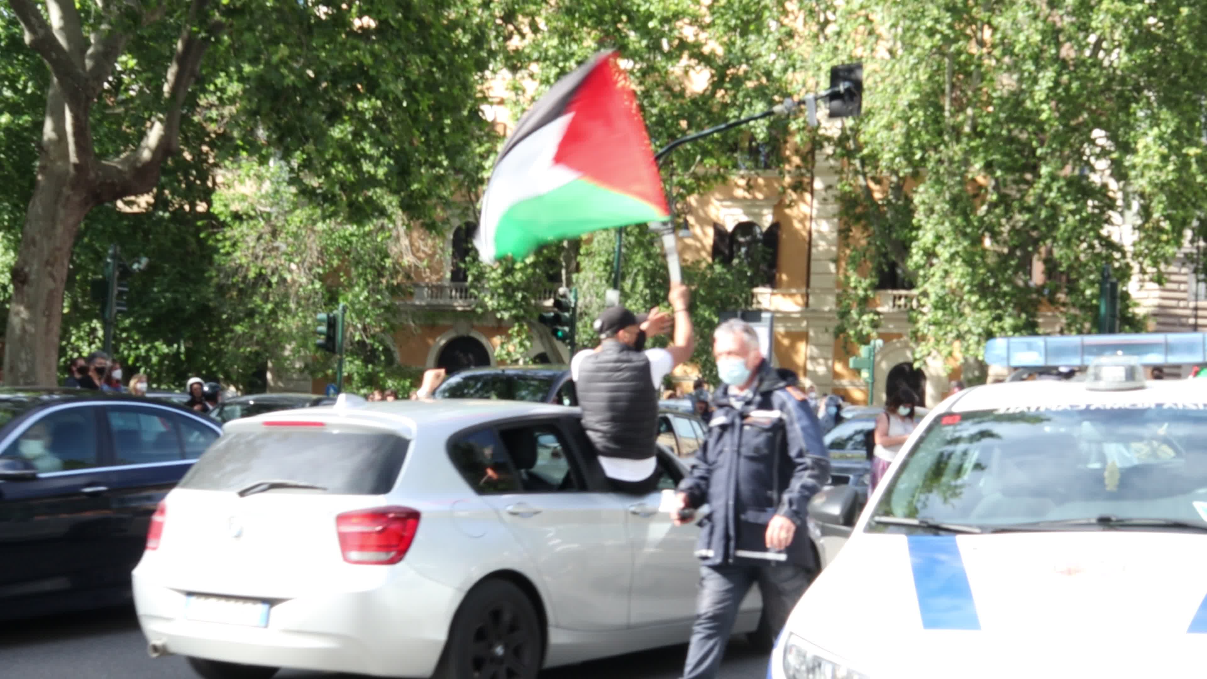 Demonstration in solidarity with the Palestinian people