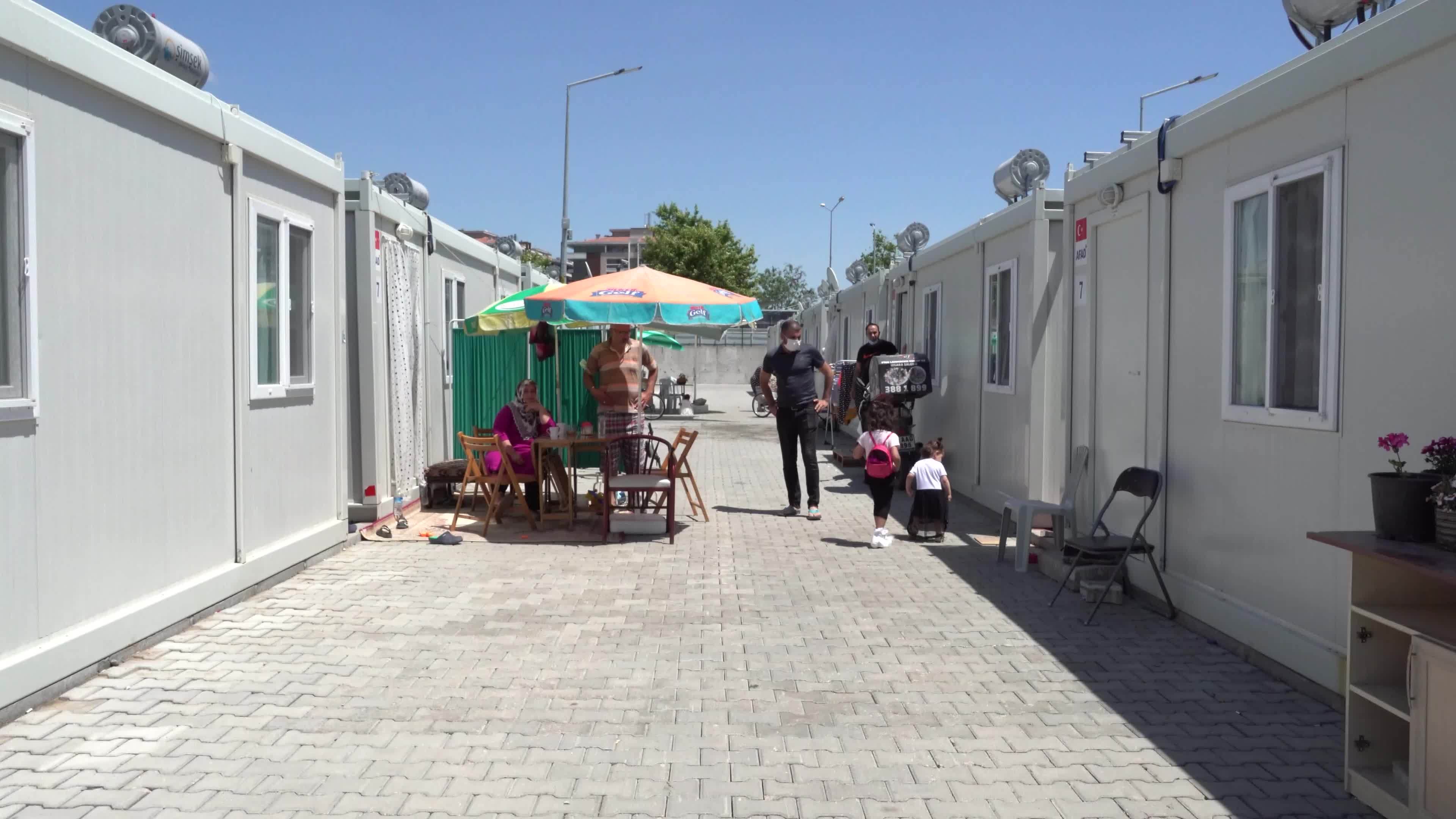 Ramadan Feast; Eid al-Fitr has celebrated in the container city of Izmir, Turkey