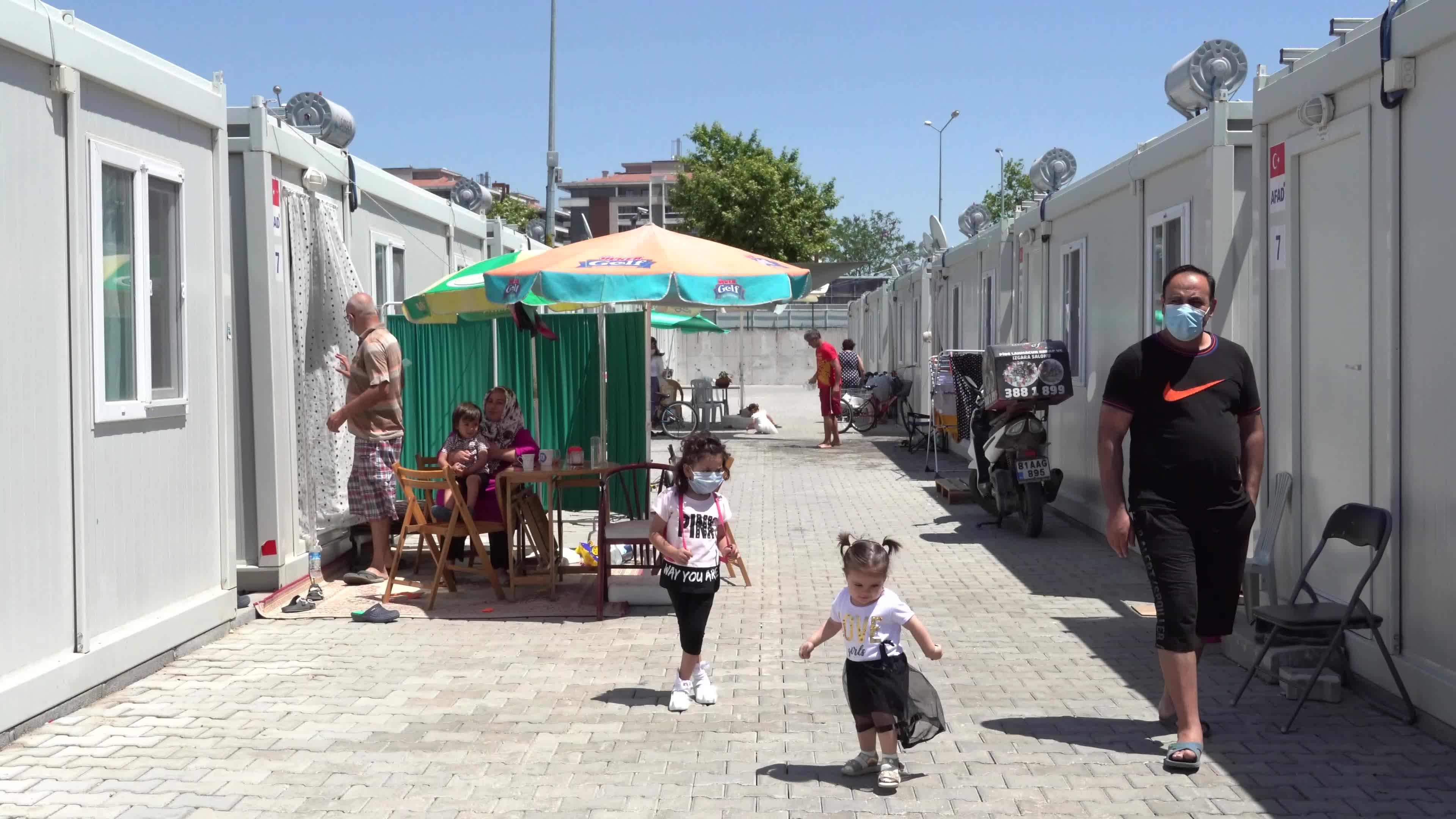 Ramadan Feast; Eid al-Fitr has celebrated in the container city of Izmir, Turkey