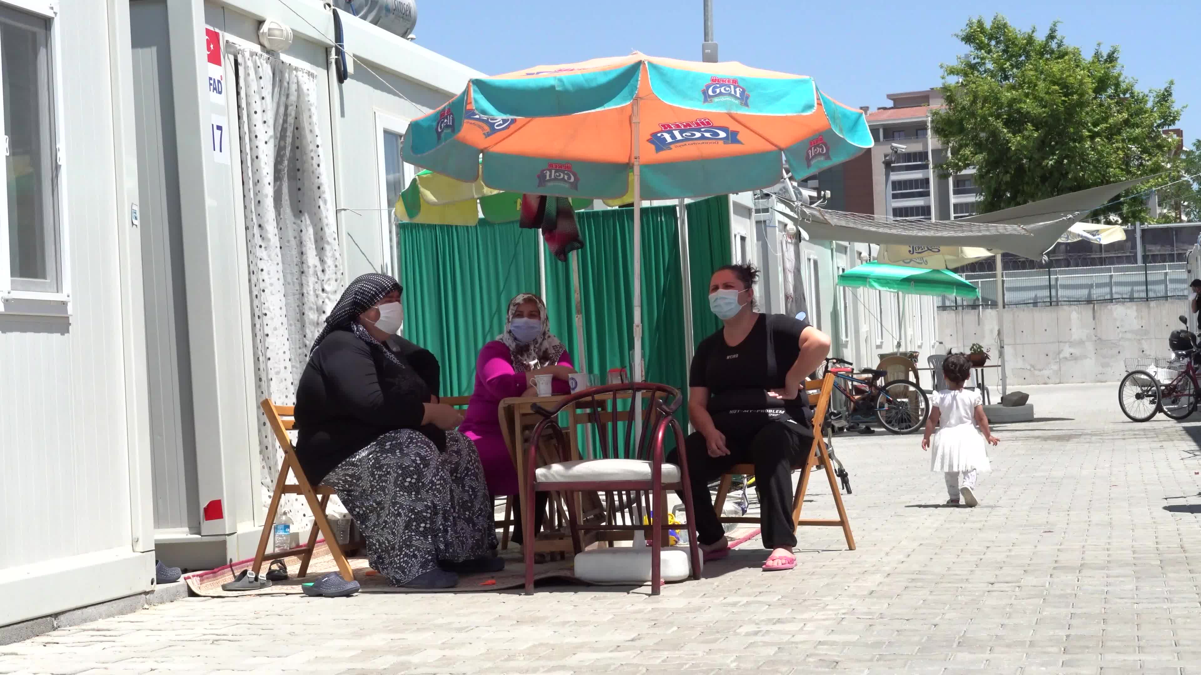 Ramadan Feast; Eid al-Fitr has celebrated in the container city of Izmir, Turkey