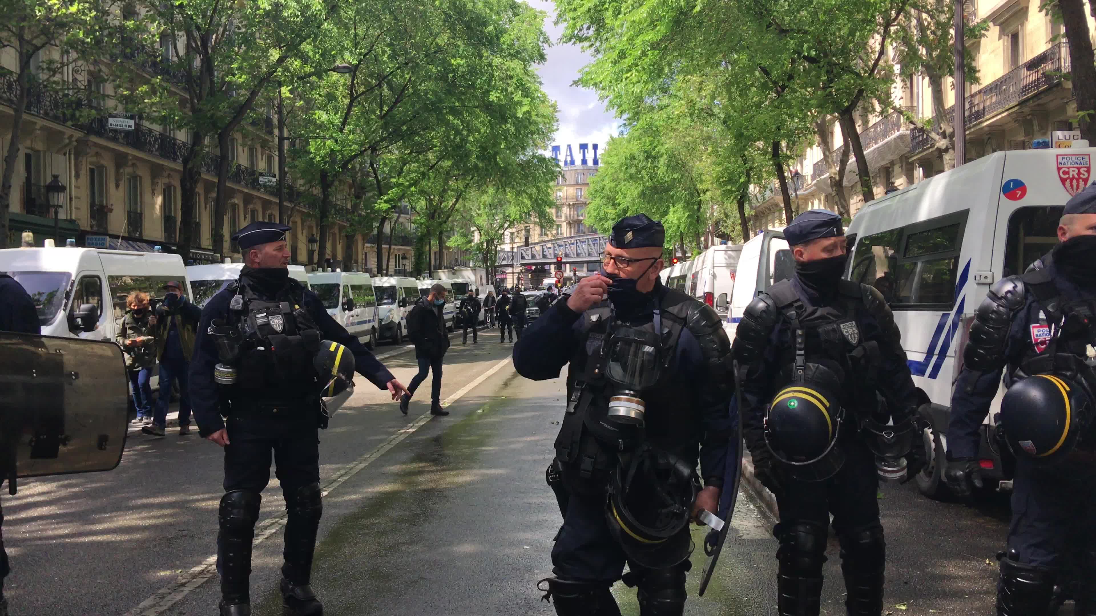 Pro-Palestinian protest in Paris