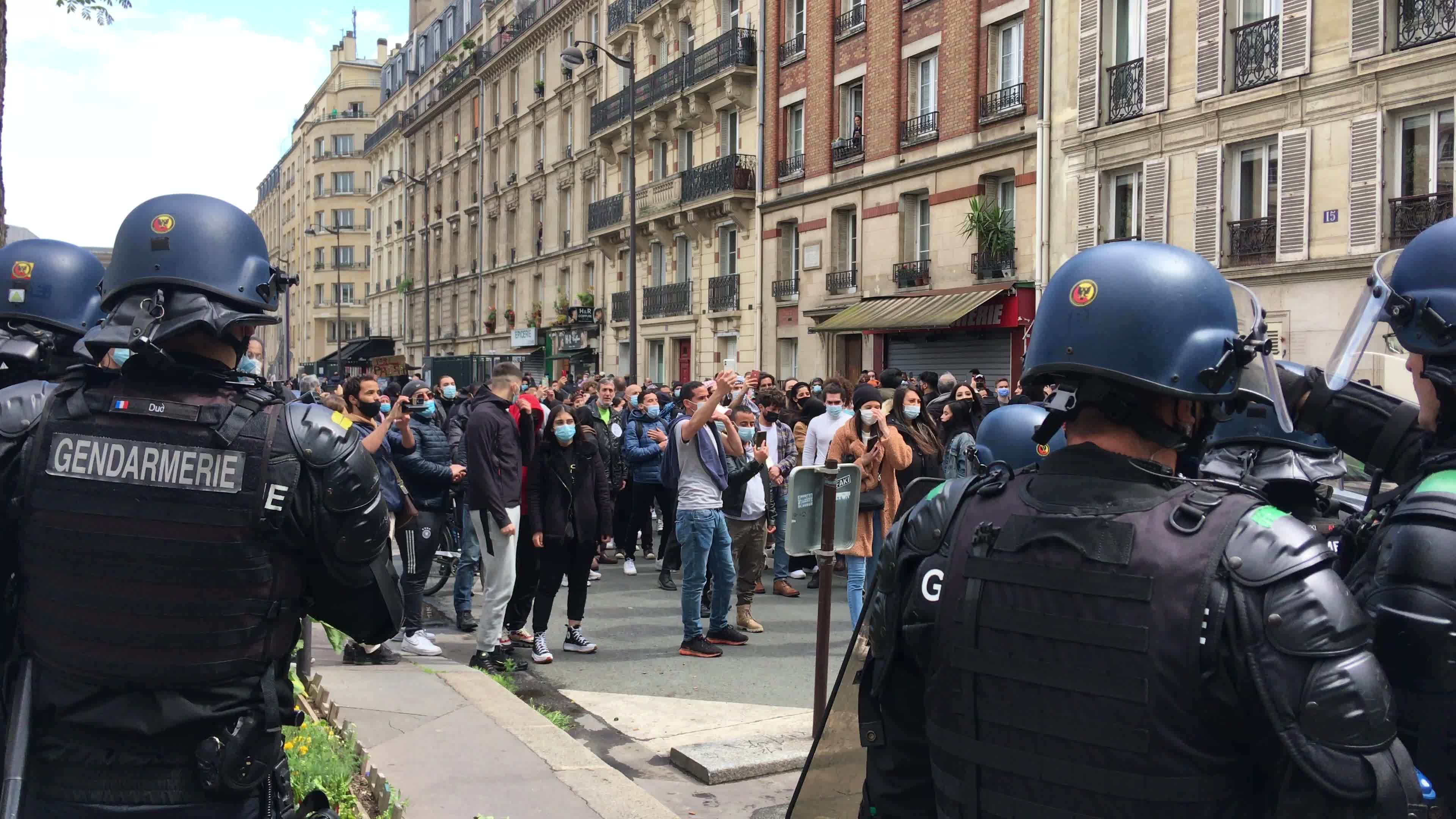 Pro-Palestinian protest in Paris
