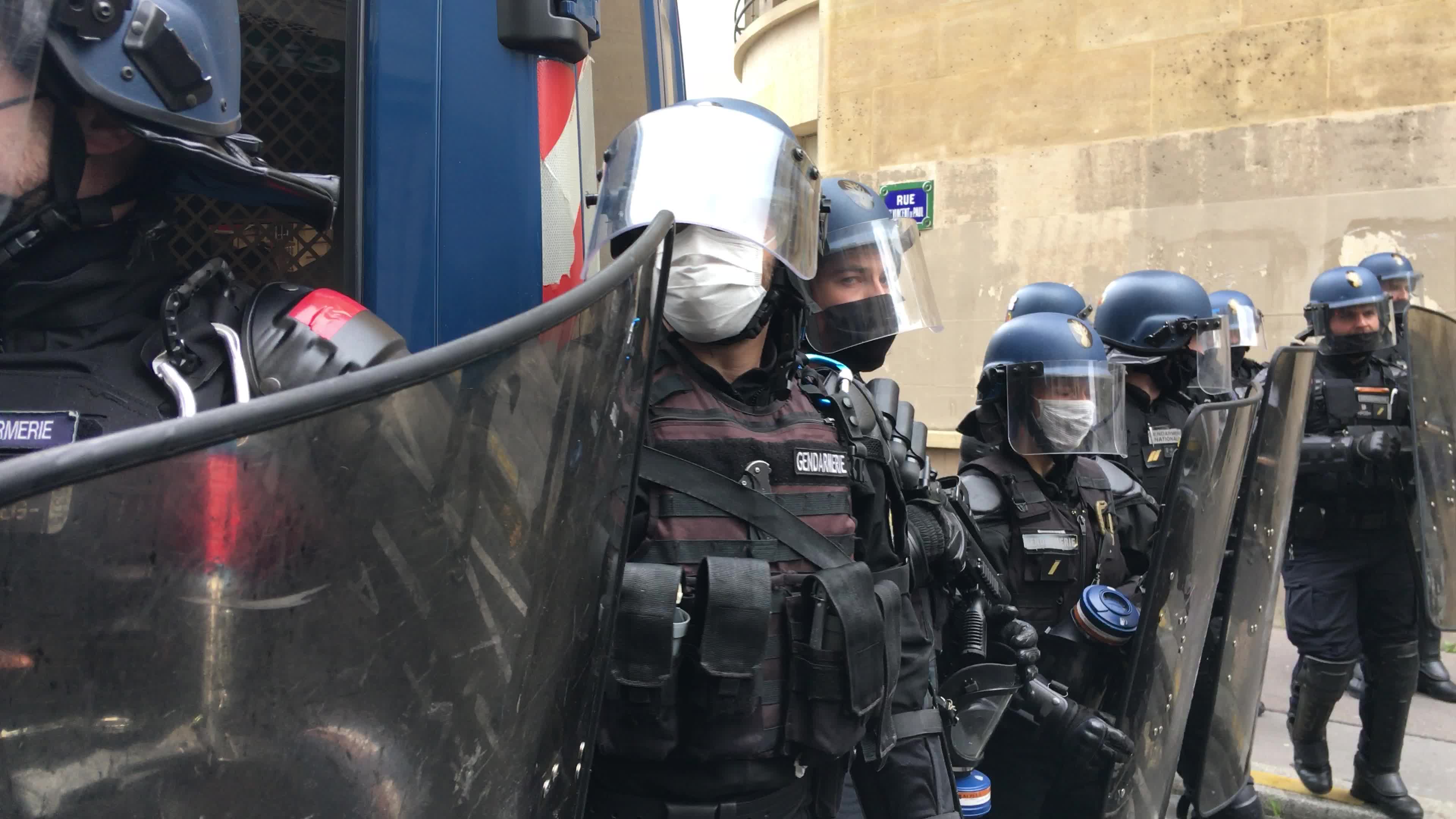 Pro-Palestinian protest in Paris