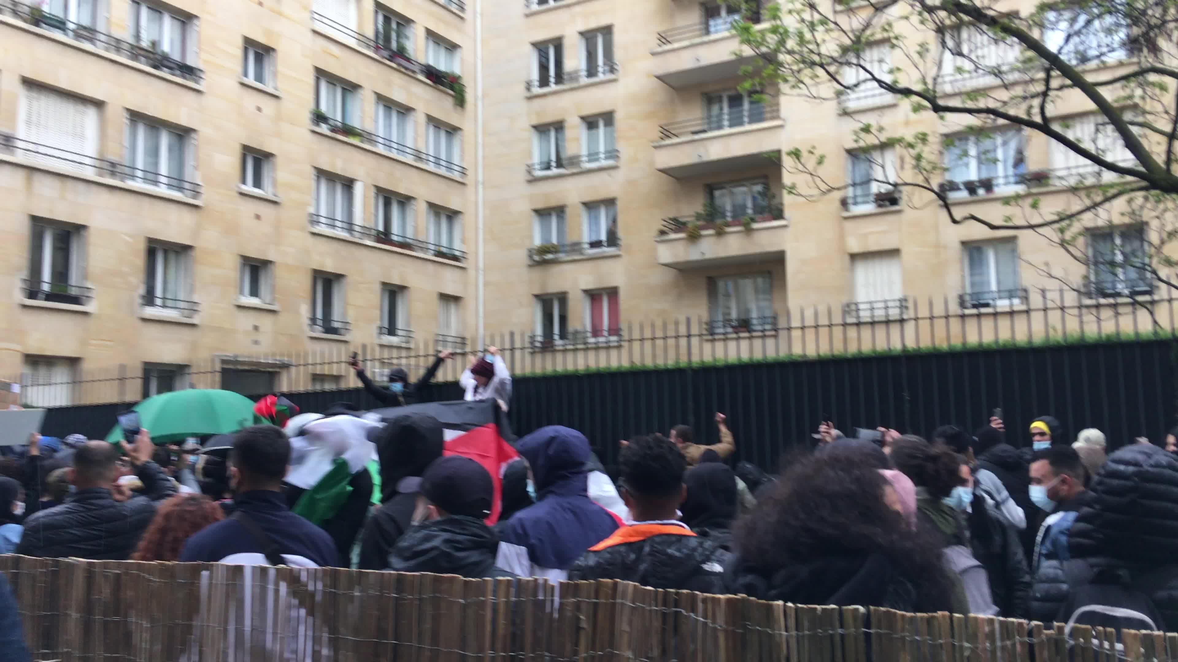 Pro-Palestinian protest in Paris