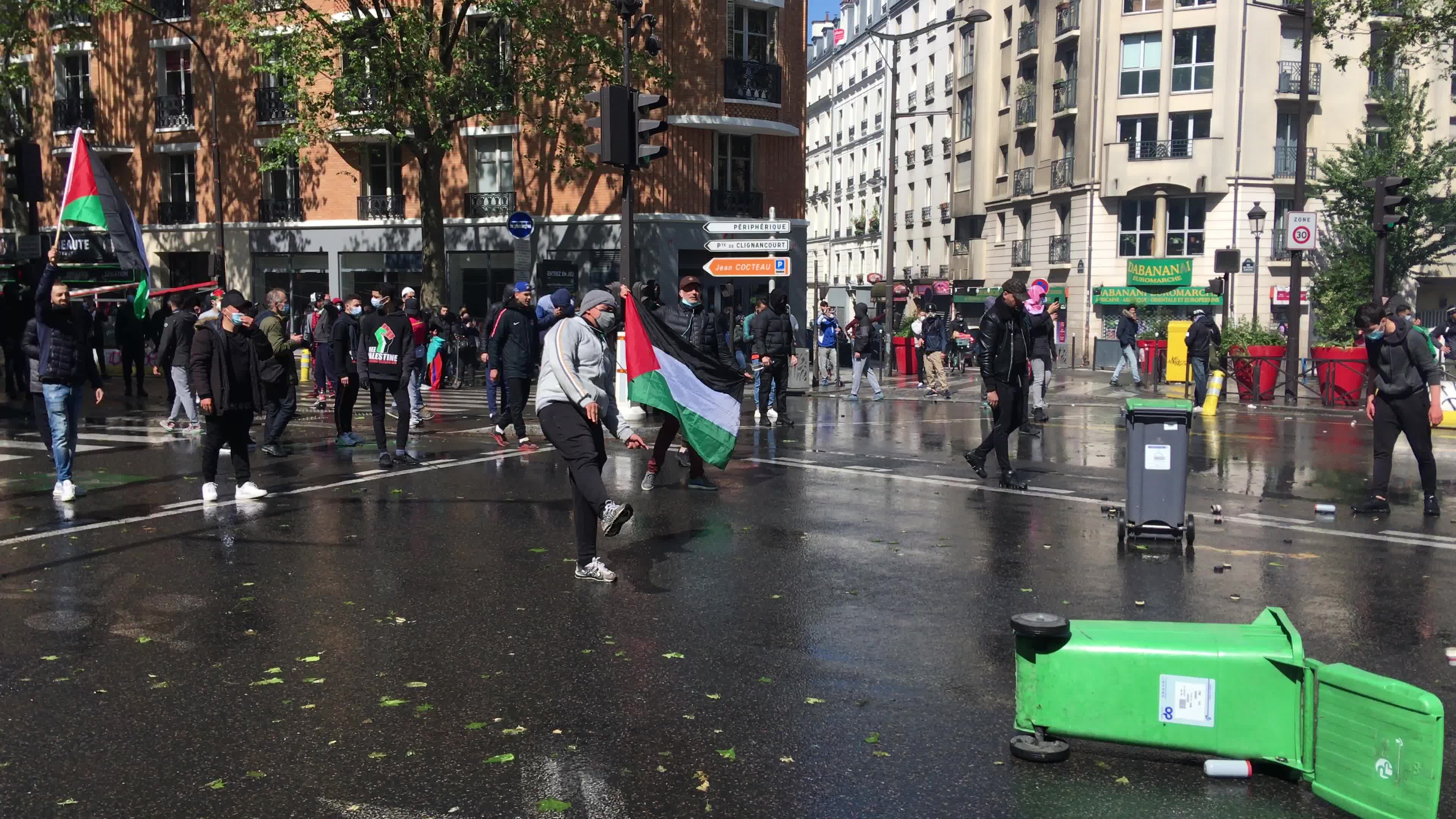 Pro-Palestinian protest in Paris