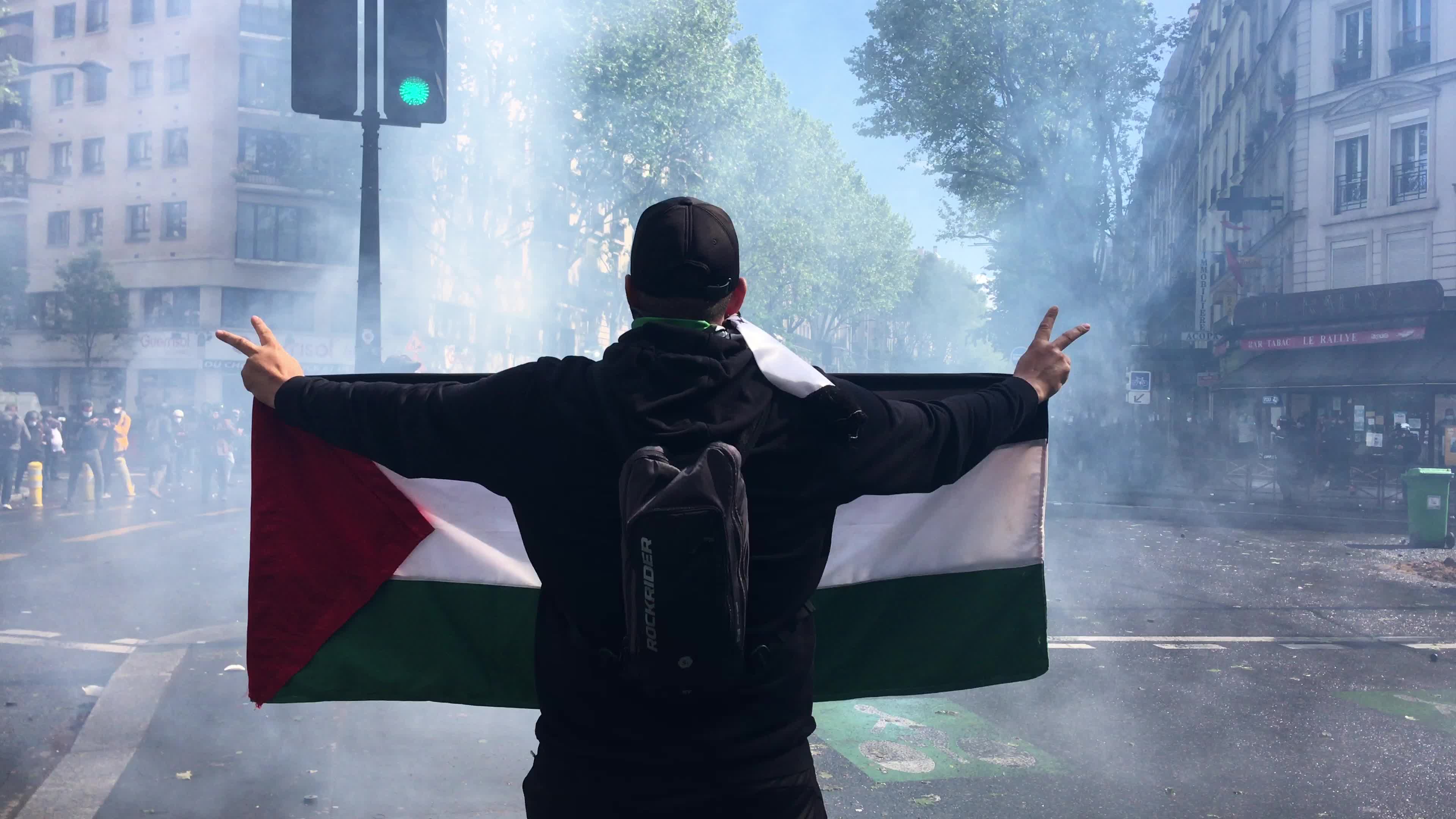 Pro-Palestinian protest in Paris
