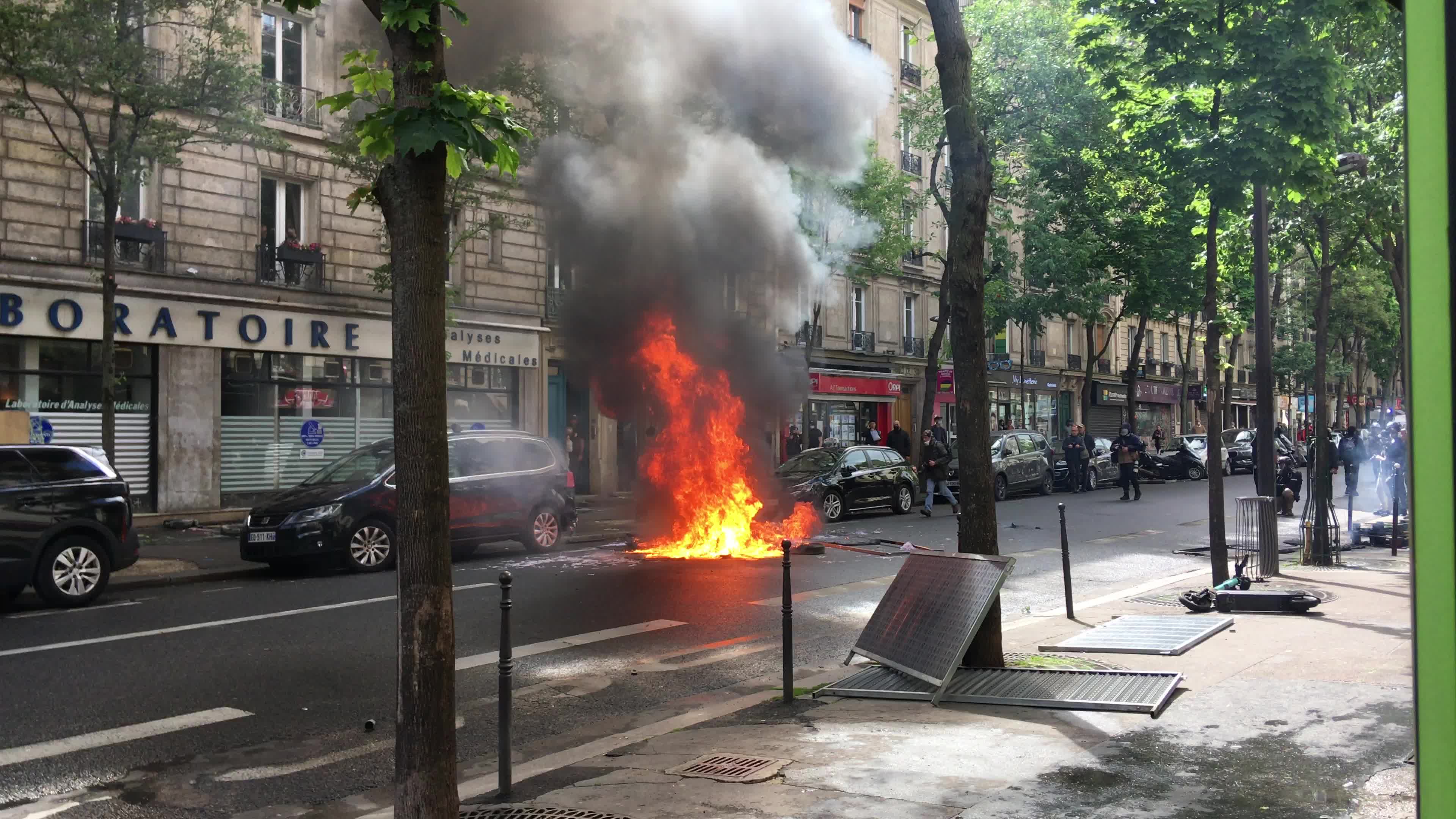Pro-Palestinian protest in Paris