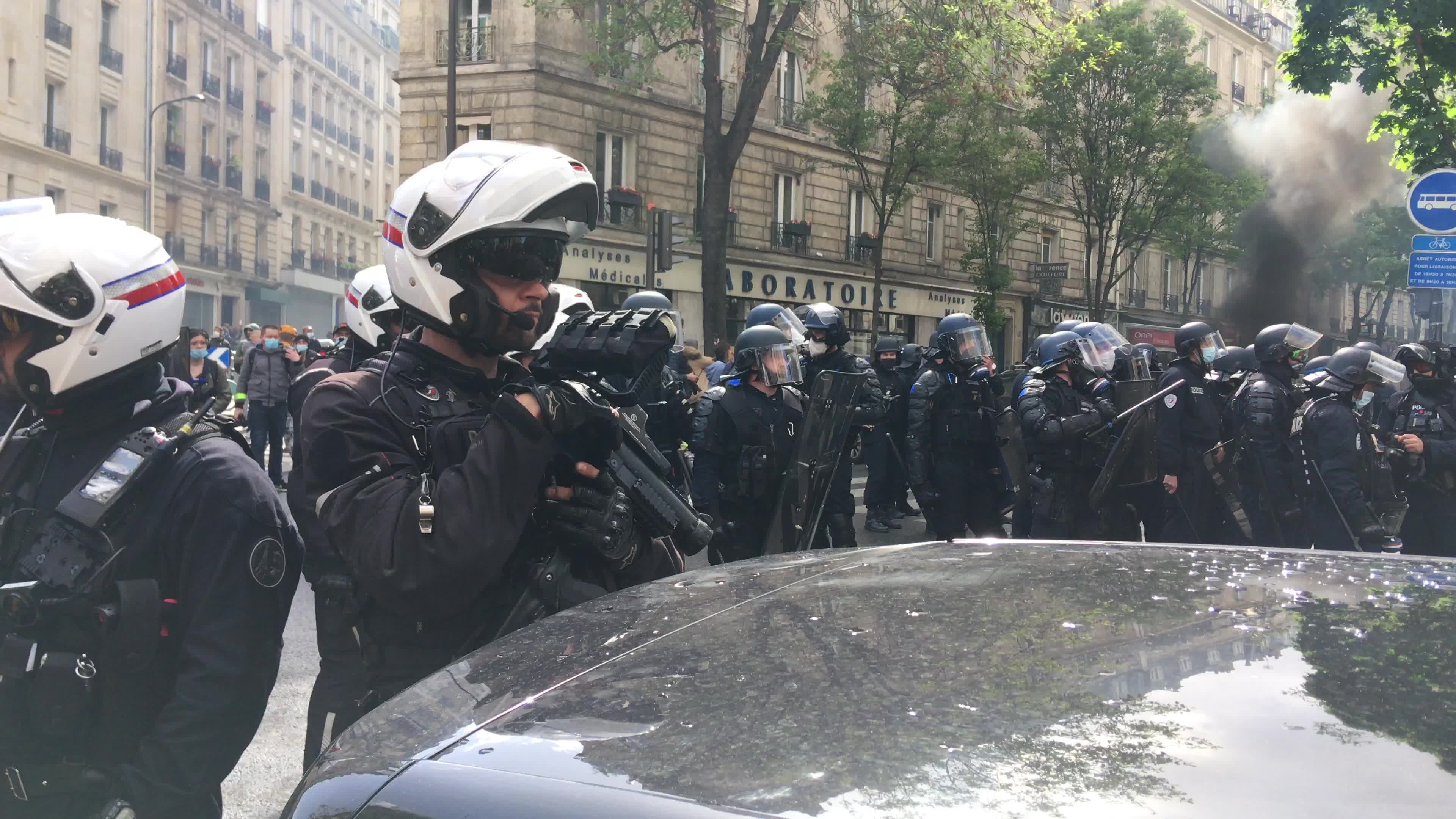 Pro-Palestinian protest in Paris