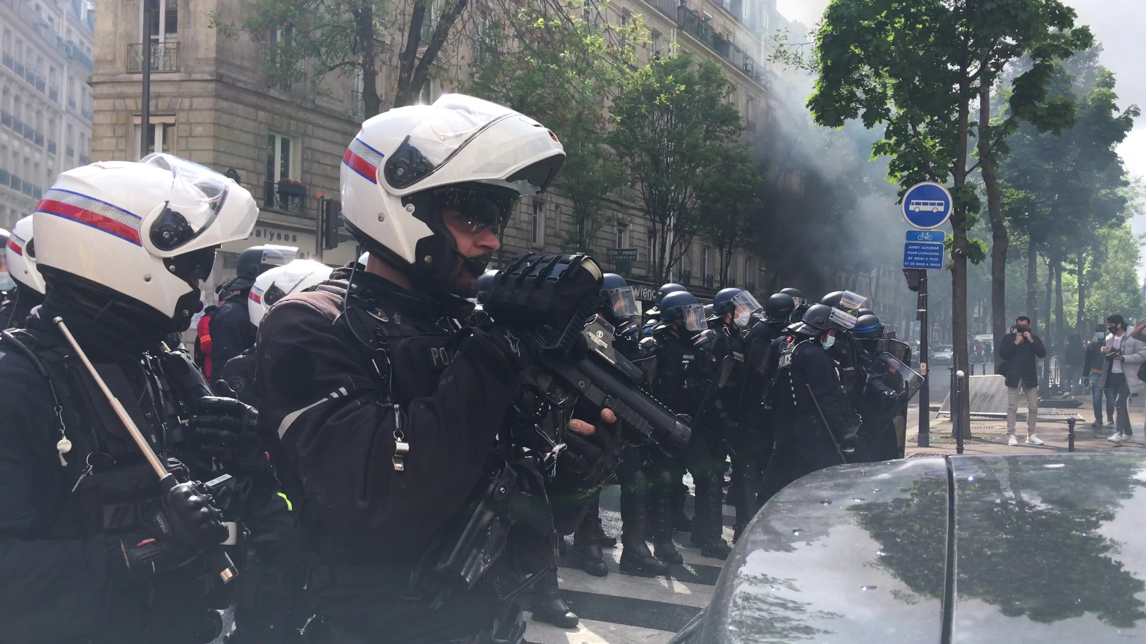 Pro-Palestinian protest in Paris