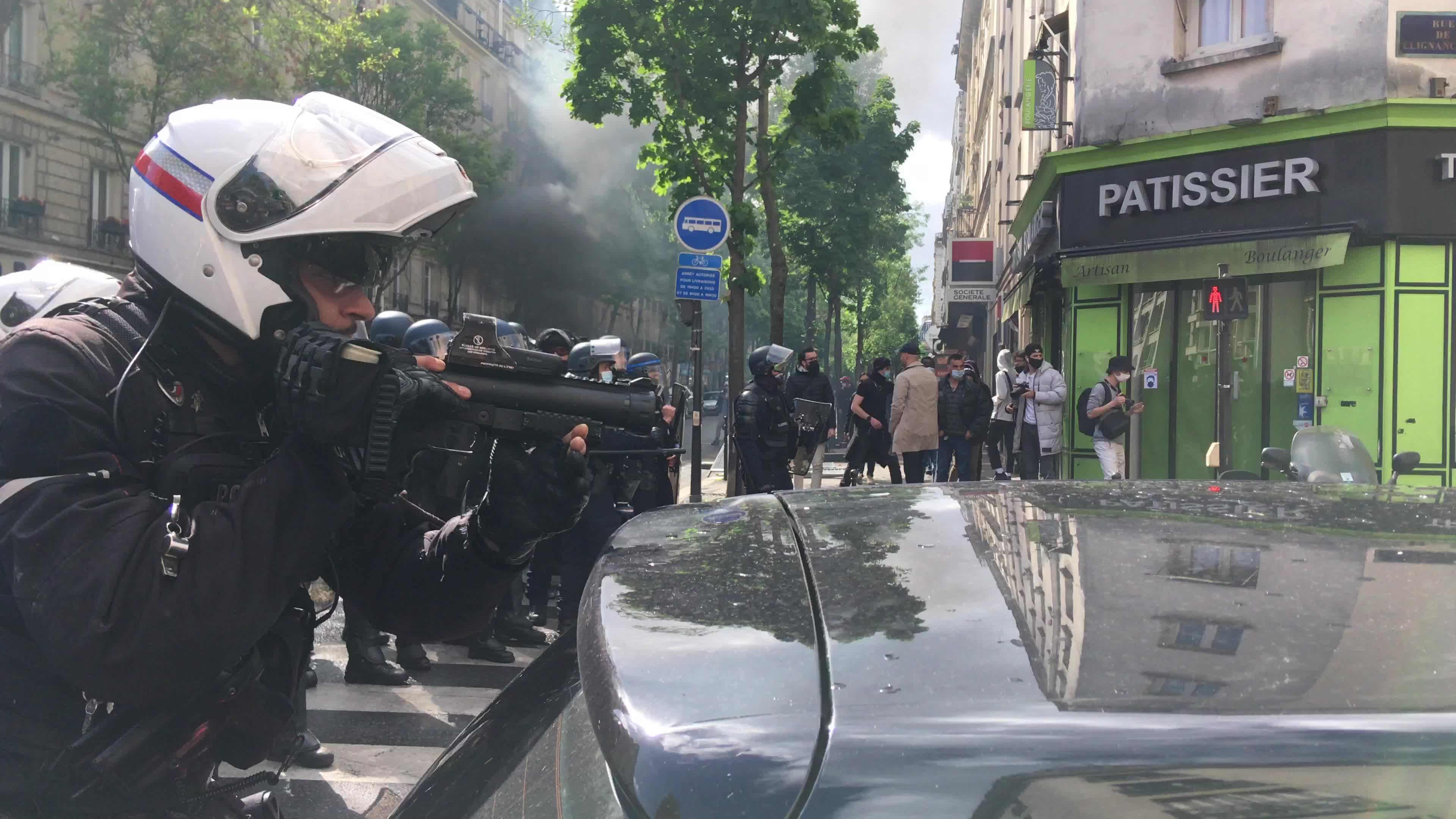 Pro-Palestinian protest in Paris