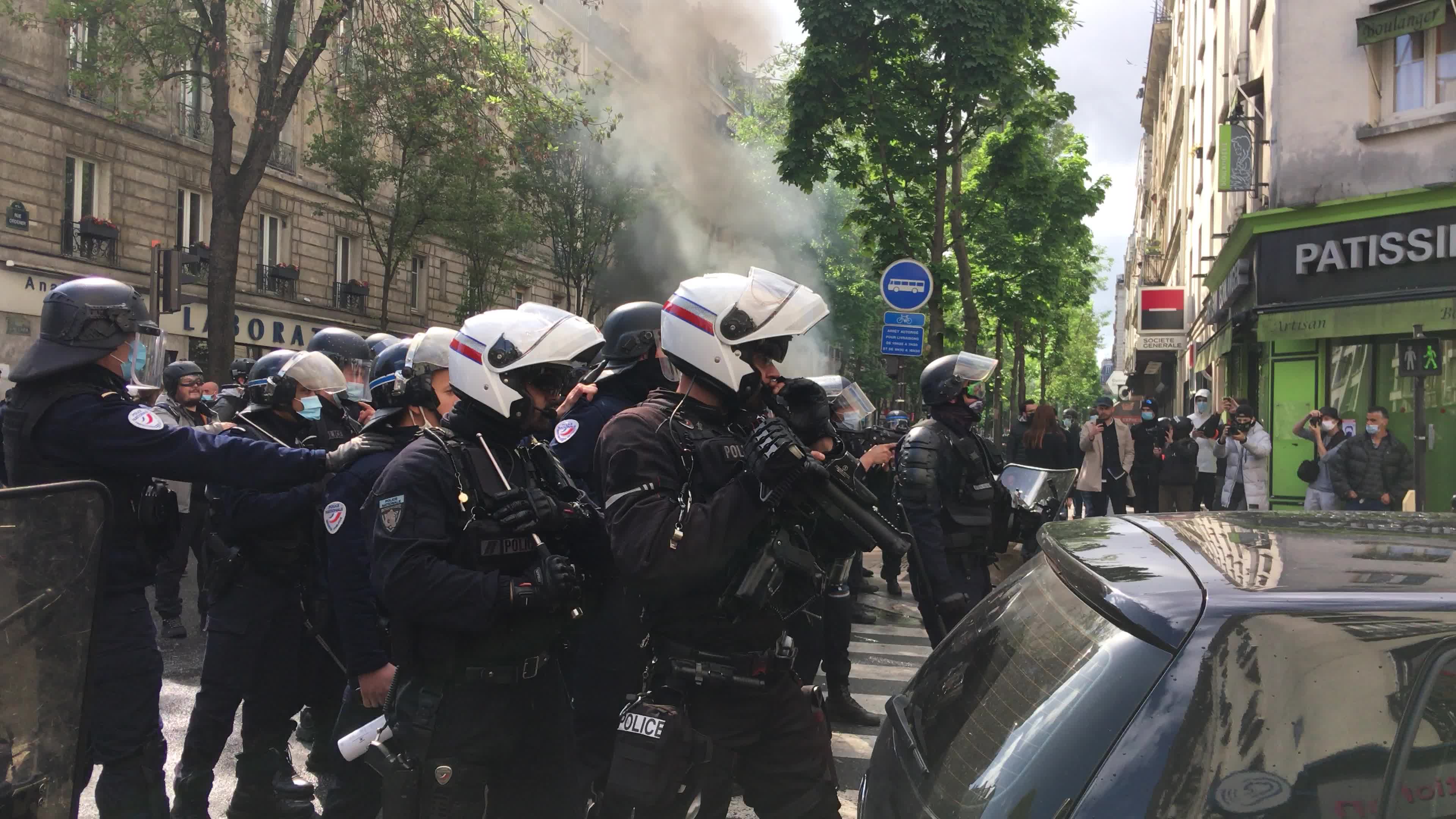 Pro-Palestinian protest in Paris
