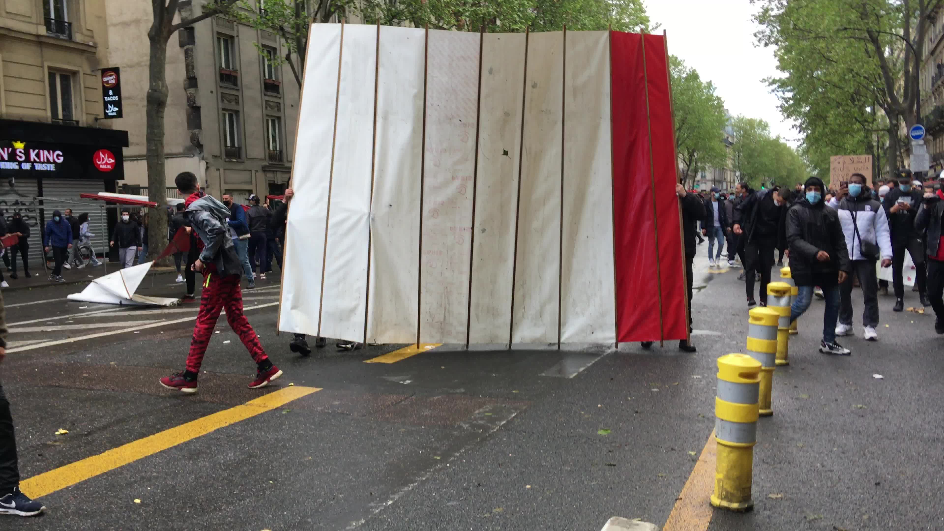 Pro-Palestinian protest in Paris