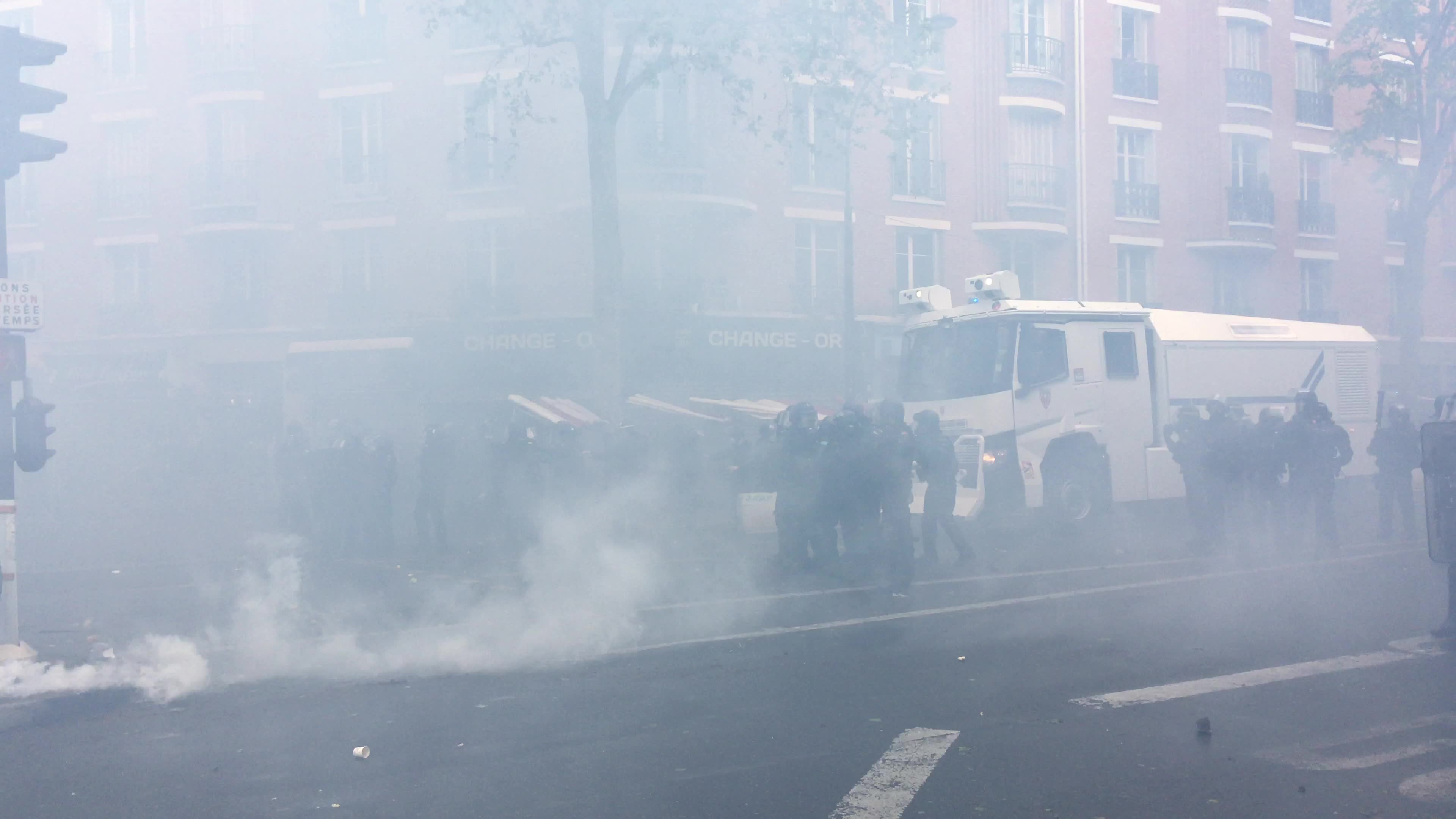 Pro-Palestinian protest in Paris