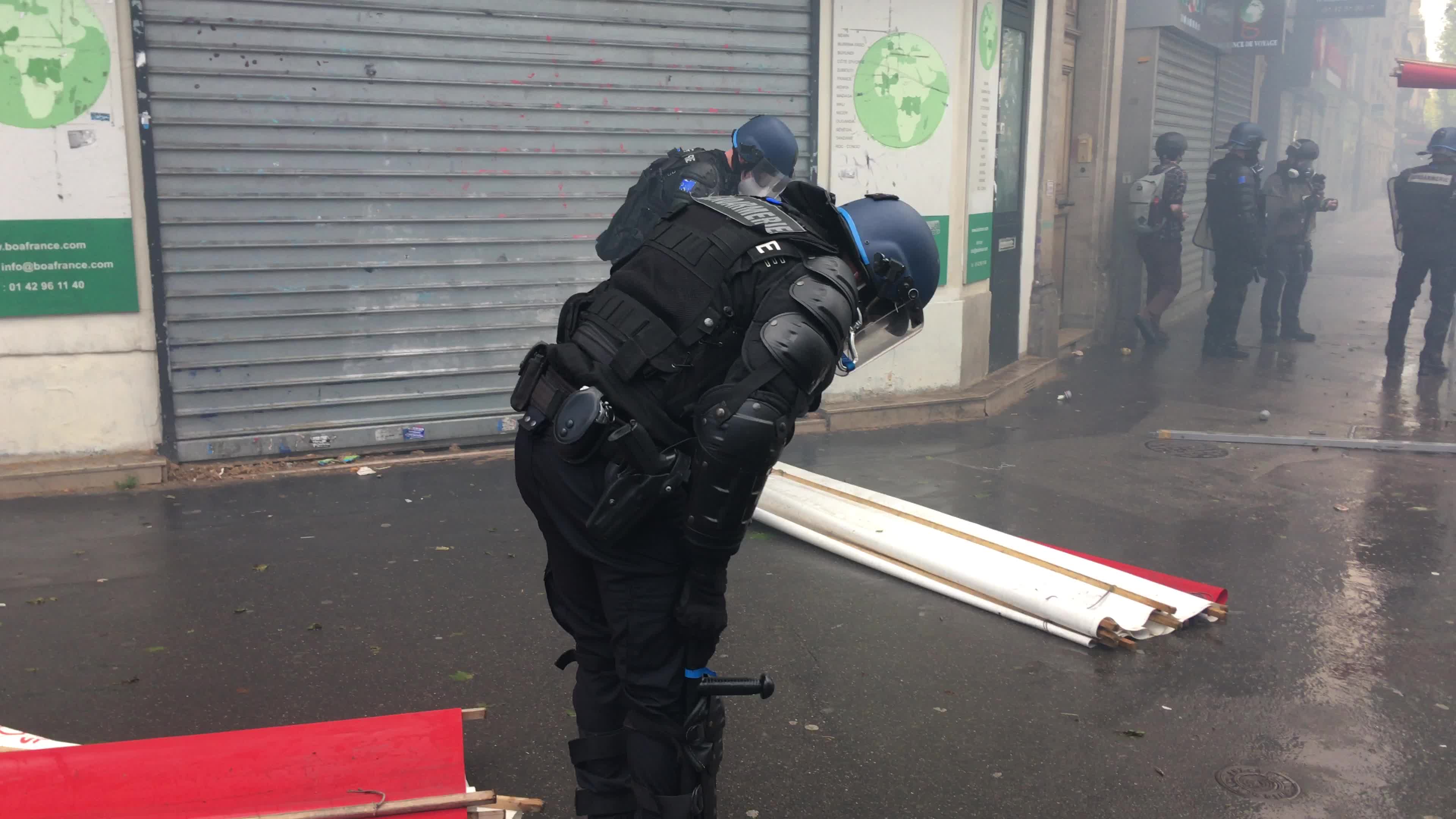 Pro-Palestinian protest in Paris