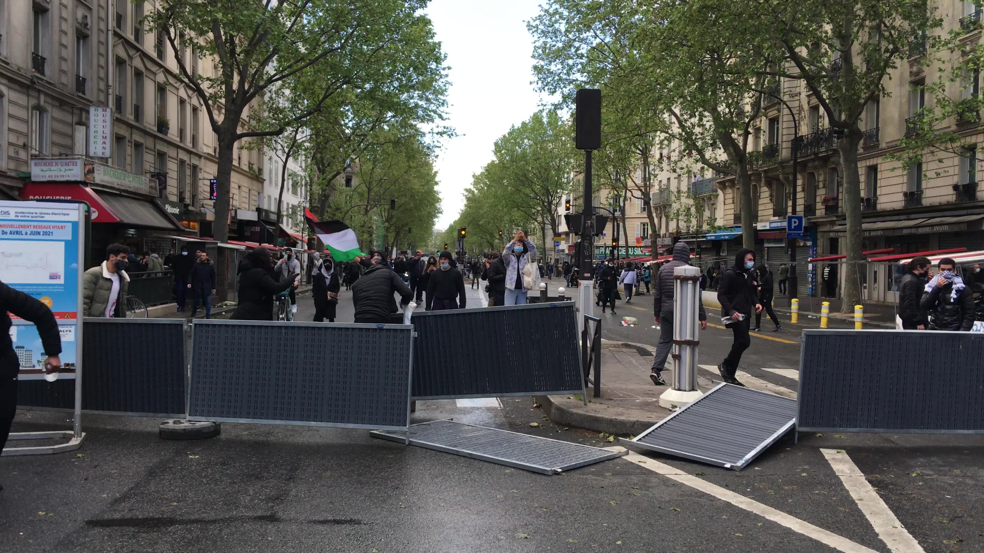 Pro-Palestinian protest in Paris