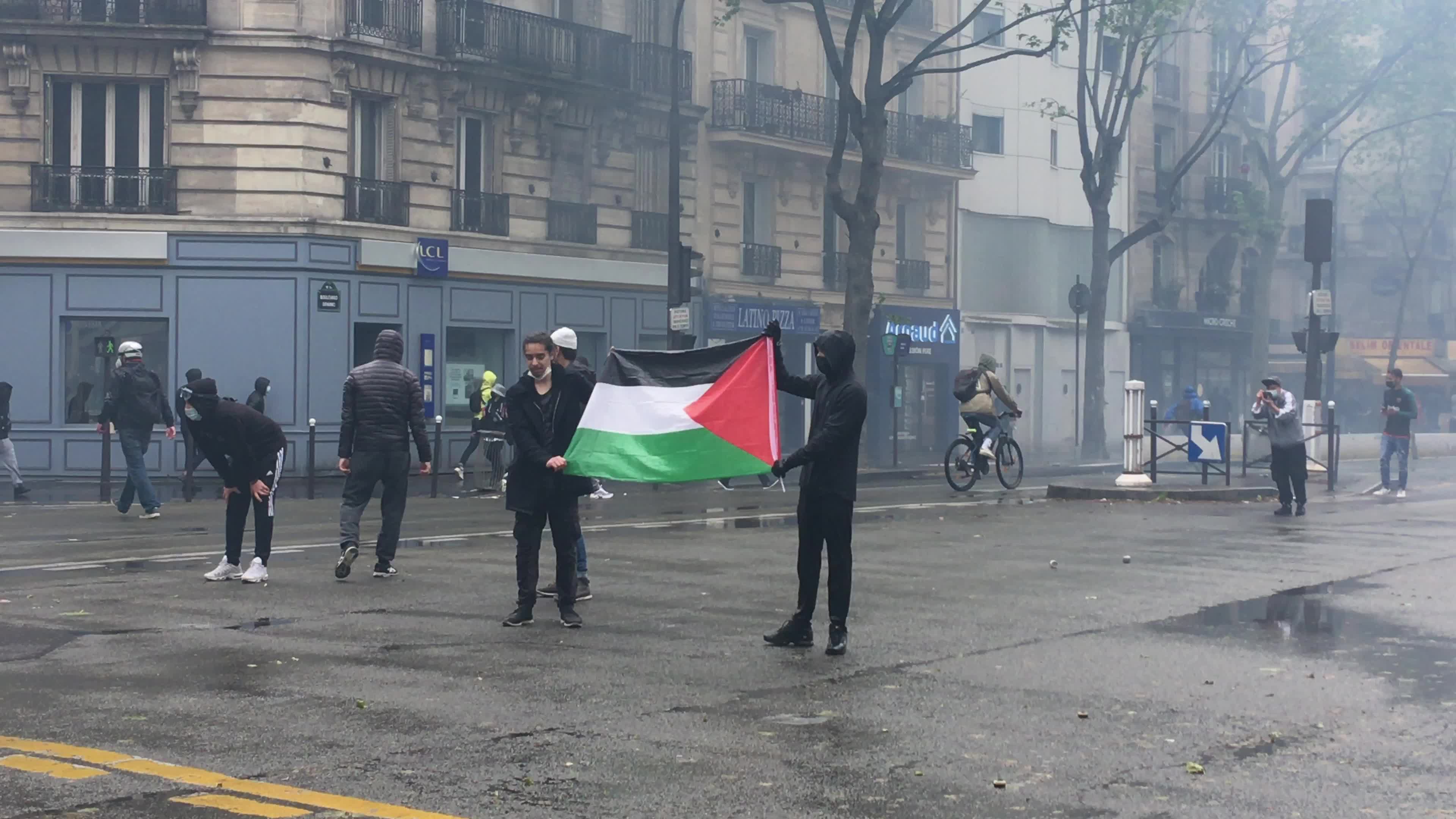 Pro-Palestinian protest in Paris