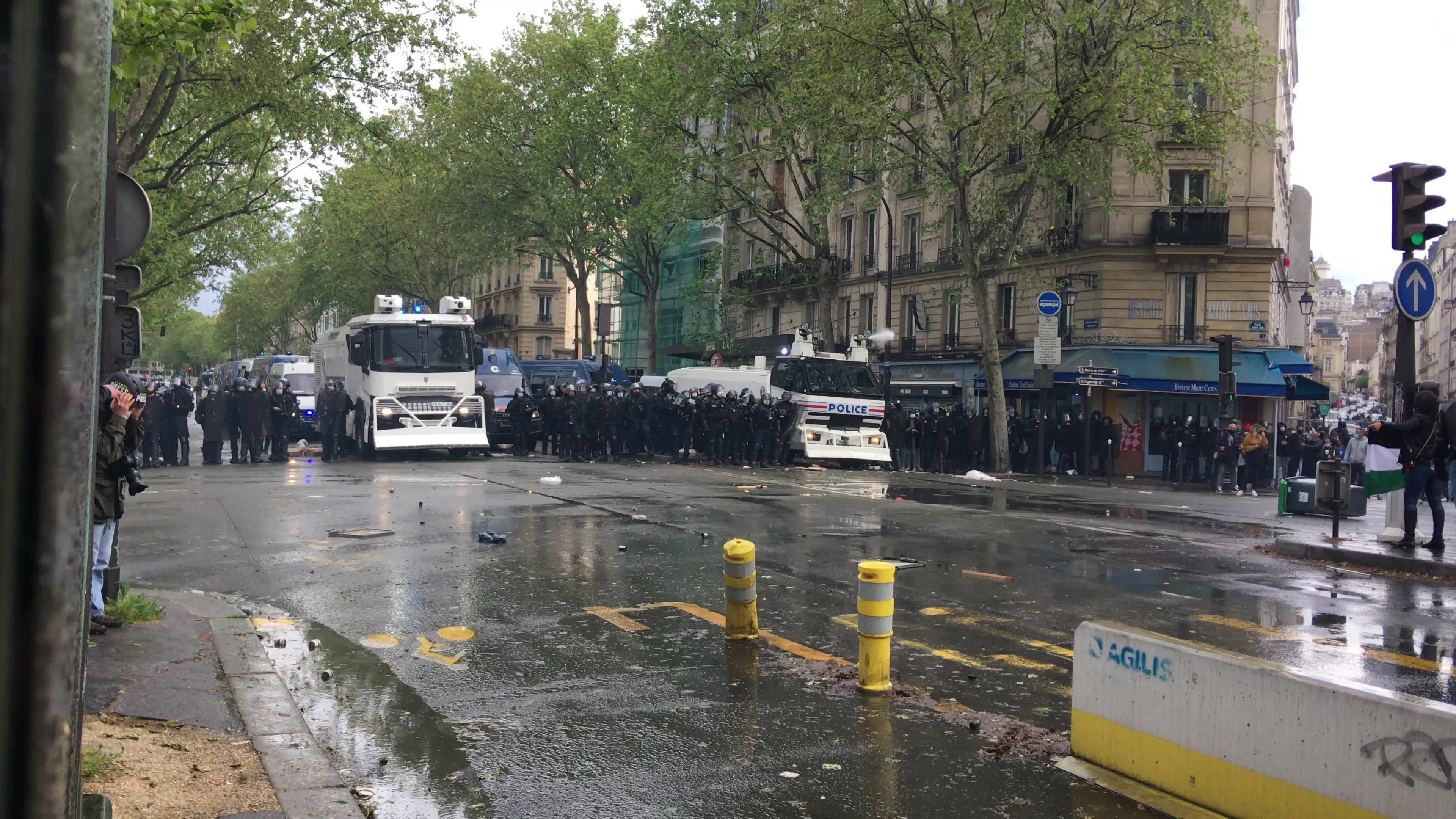 Pro-Palestinian protest in Paris