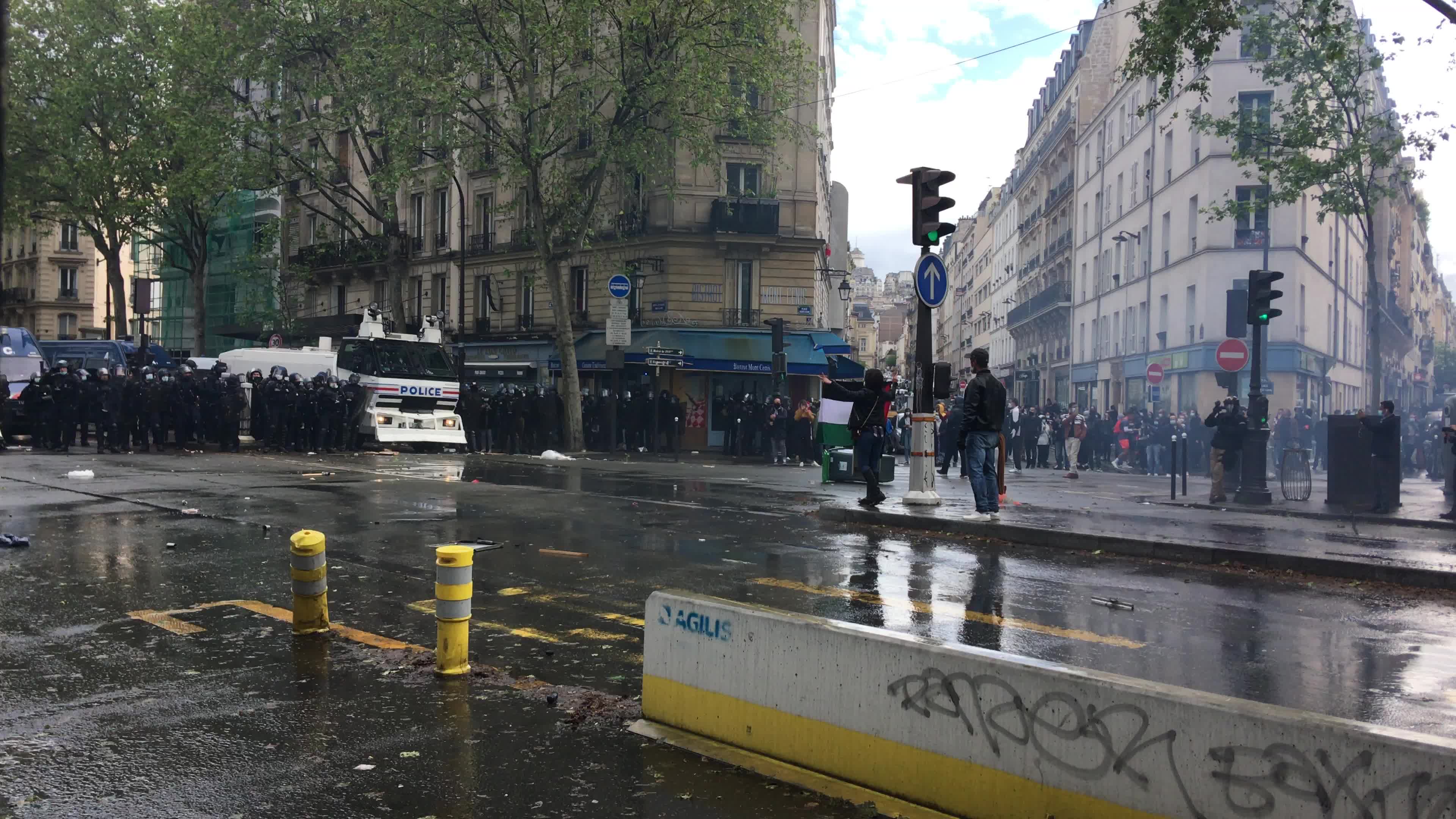 Pro-Palestinian protest in Paris