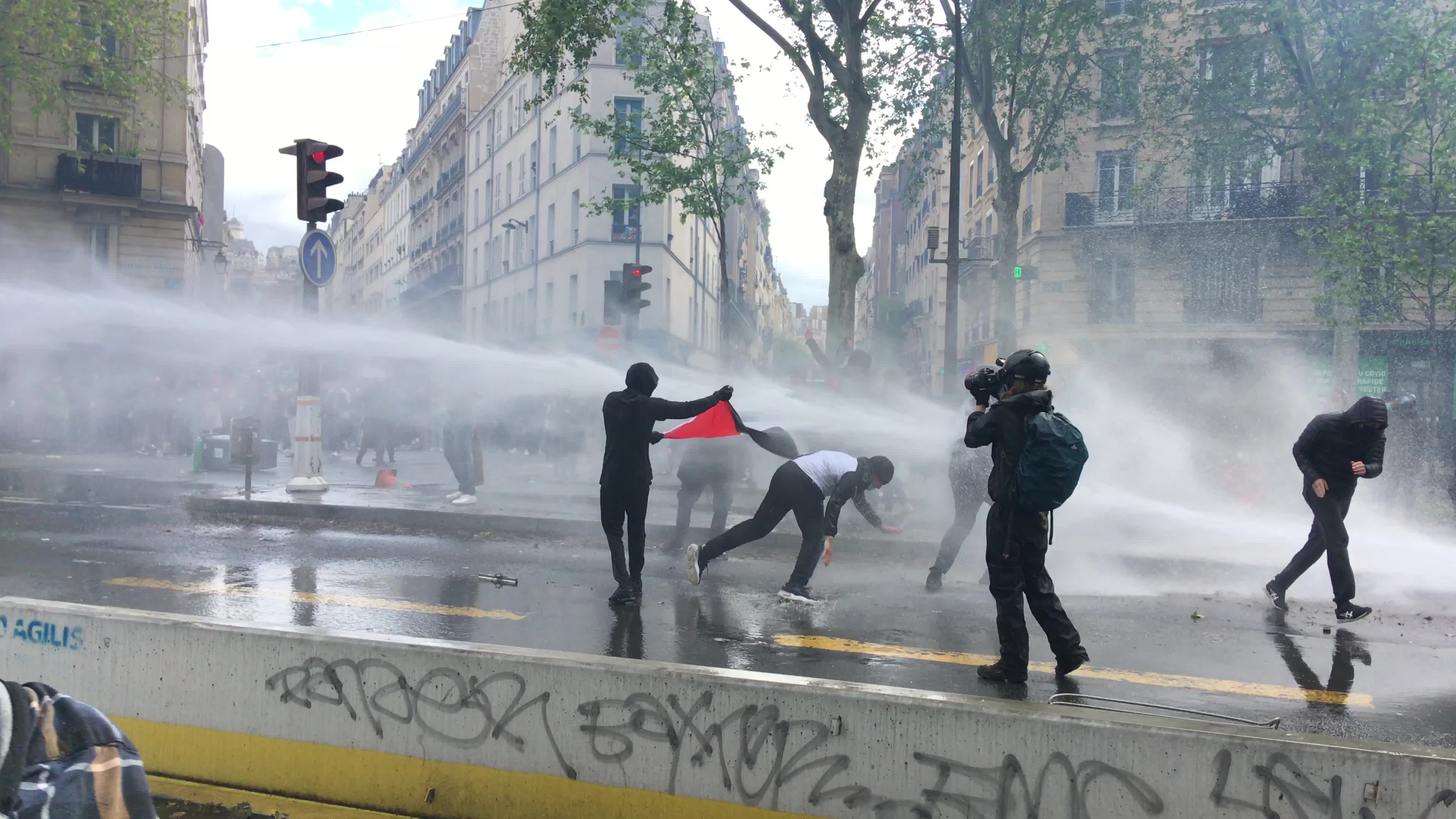 Pro-Palestinian protest in Paris