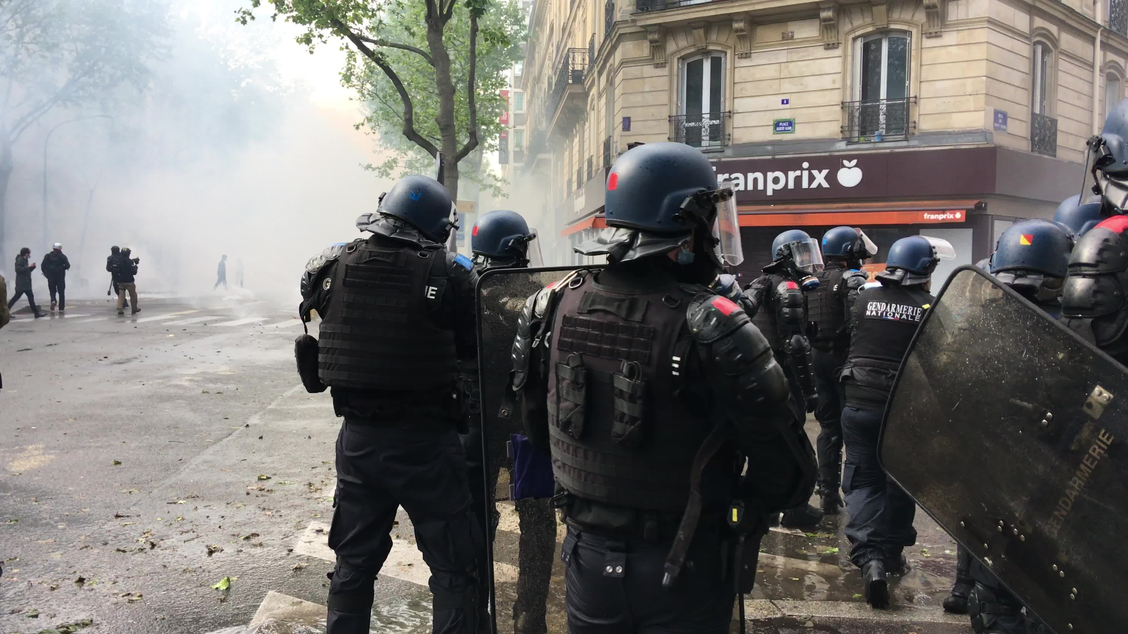 Pro-Palestinian protest in Paris